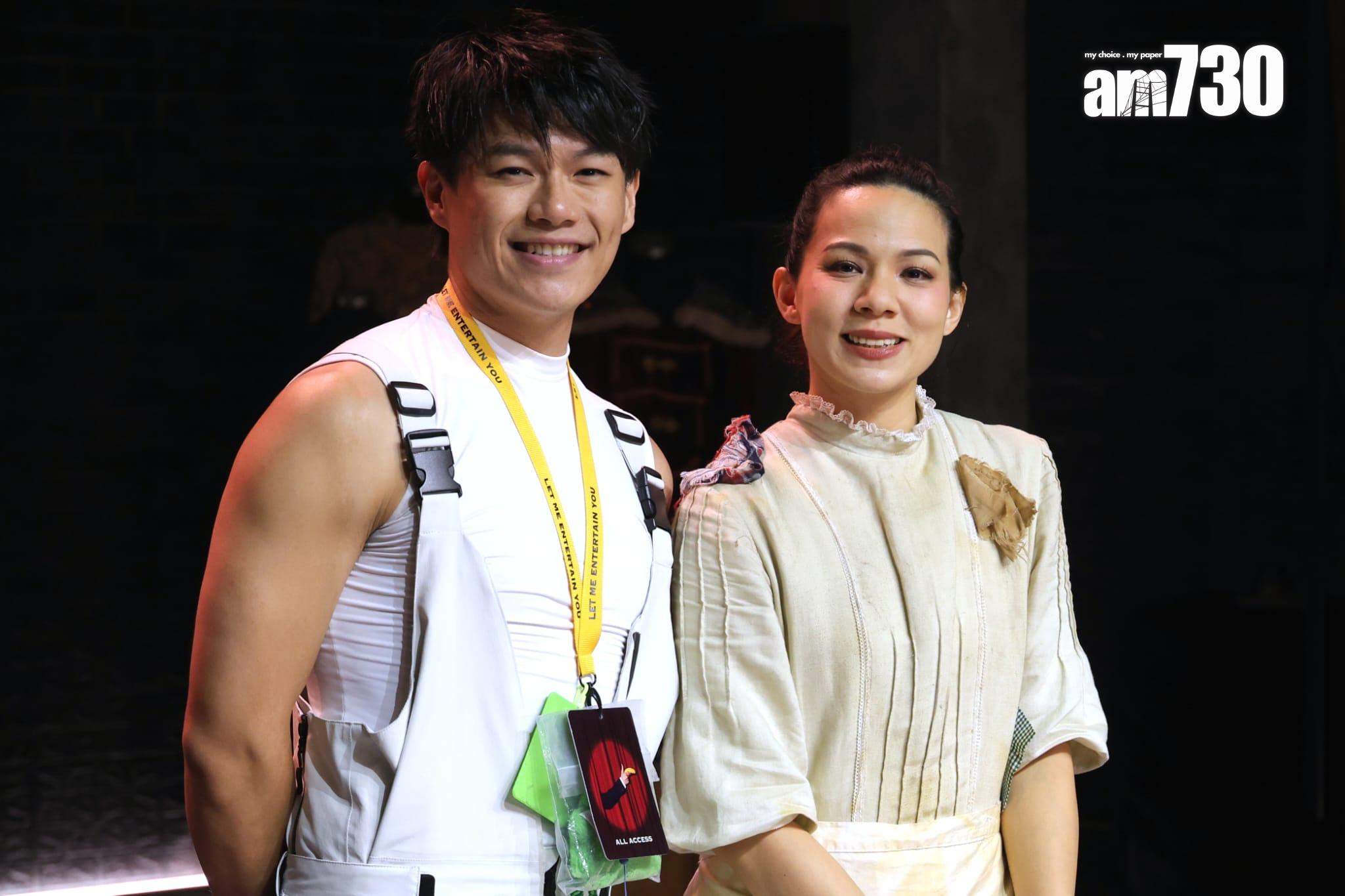 韋羅莎被柯煒林形容為定海針,在舞台上看到她就會很放心。(娛樂組攝)