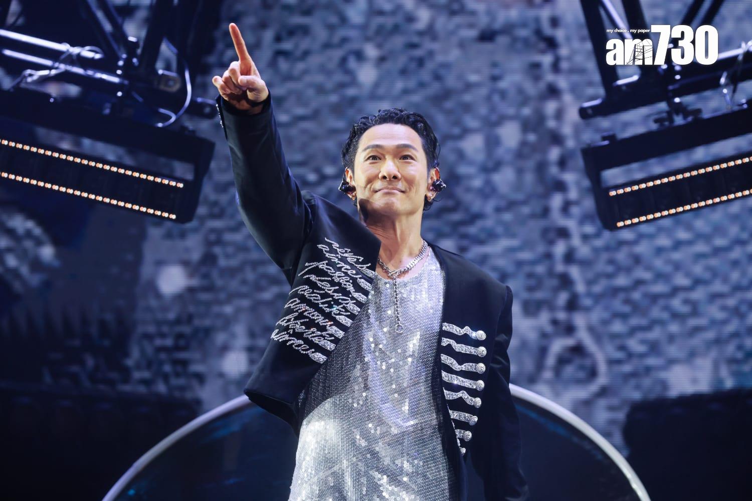 杜德偉(Alex)演唱會《GETUP 世界巡迴演唱會 - 香港站》尾場。(蘇文傑攝)