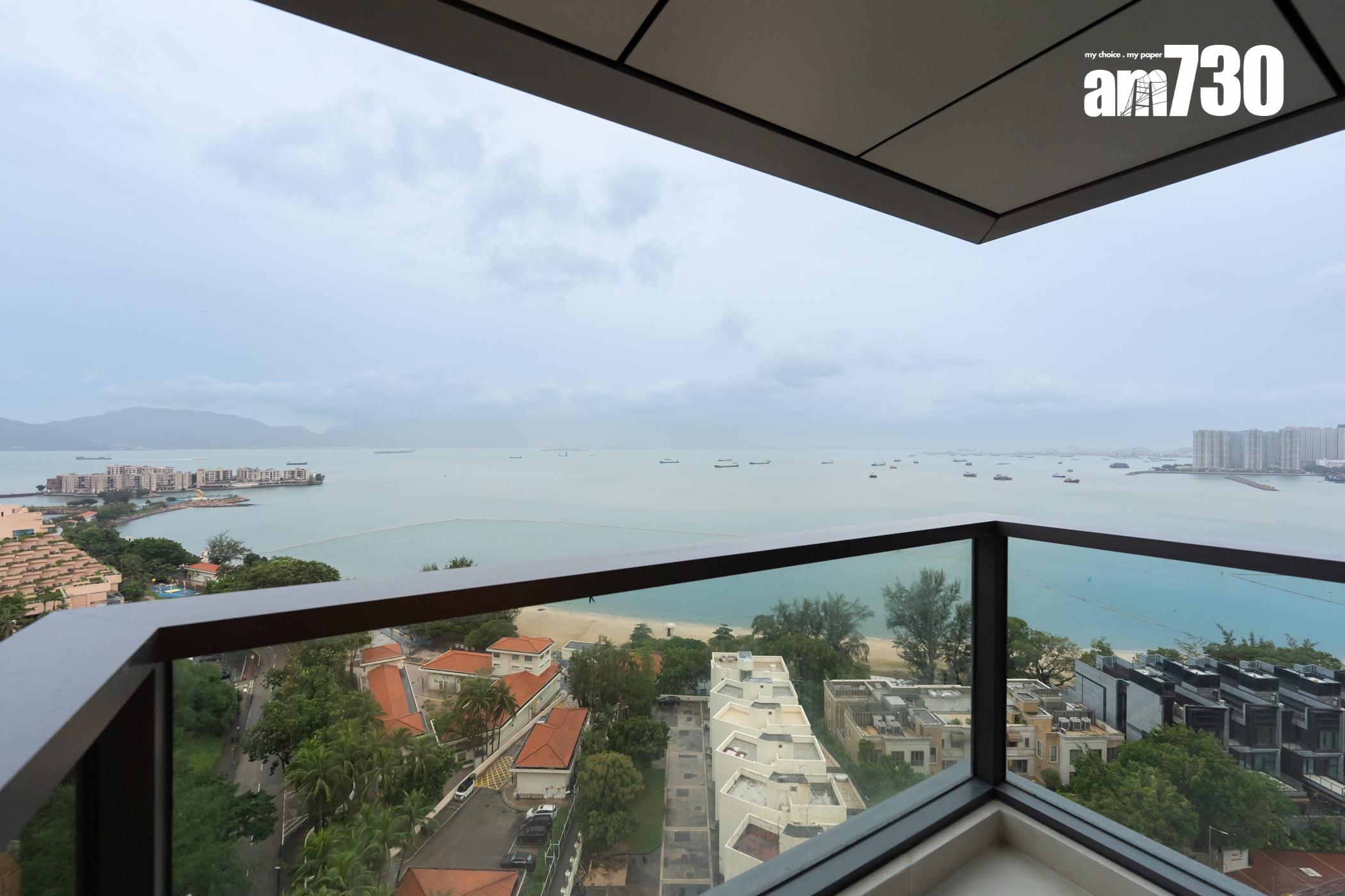 黃金海灣.珀岸示範單位|900呎現樓三房梗廚戶 廳房同享海景(多圖)|屯門新盤