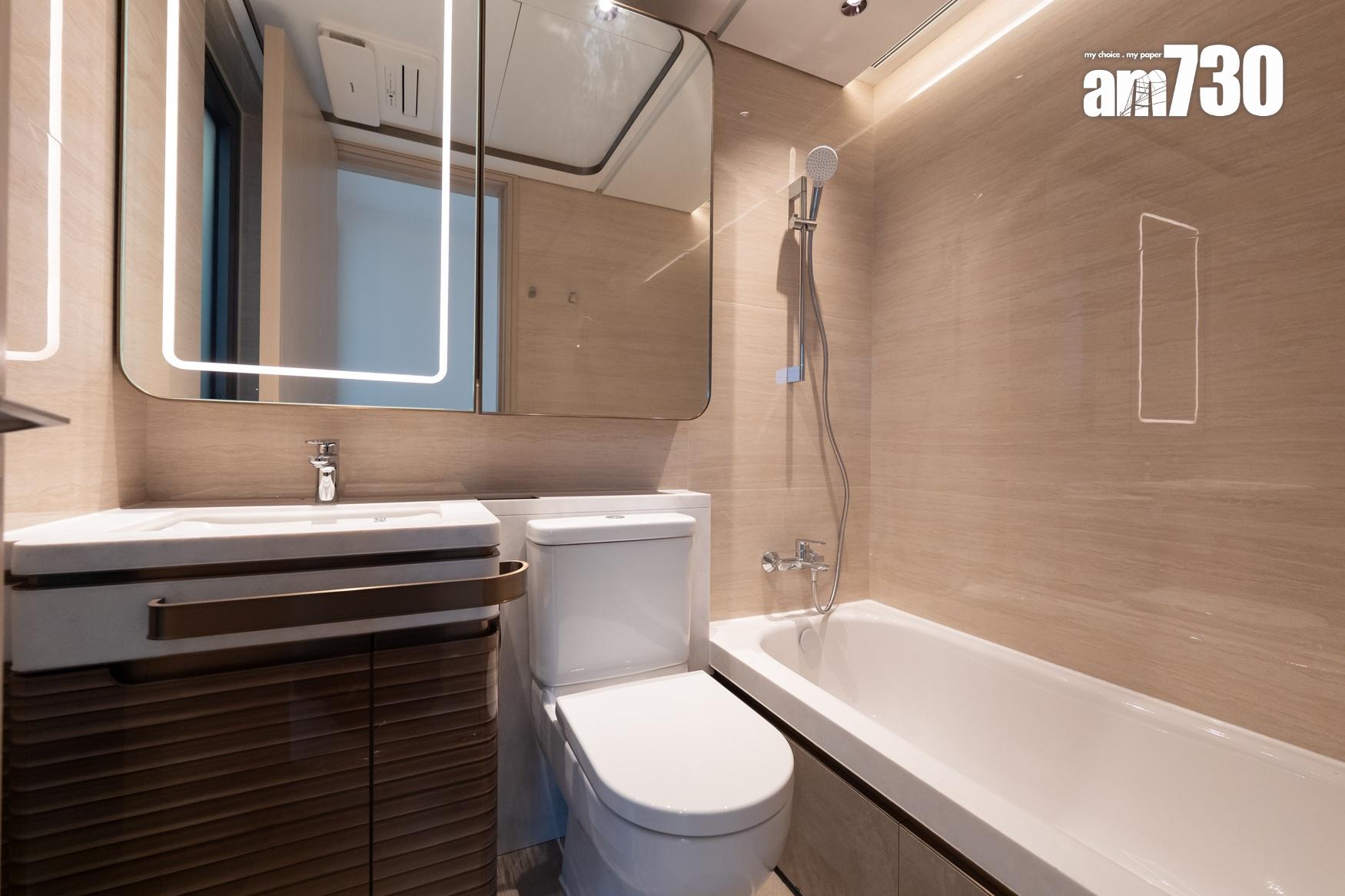 黃金海灣.珀岸示範單位|450呎及531呎現樓兩房同時睇!(多圖)|屯門新盤