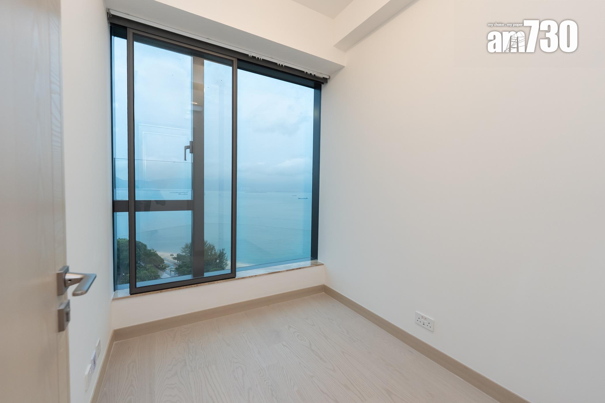 黃金海灣.珀岸示範單位|900呎現樓三房梗廚戶 廳房同享海景(多圖)|屯門新盤