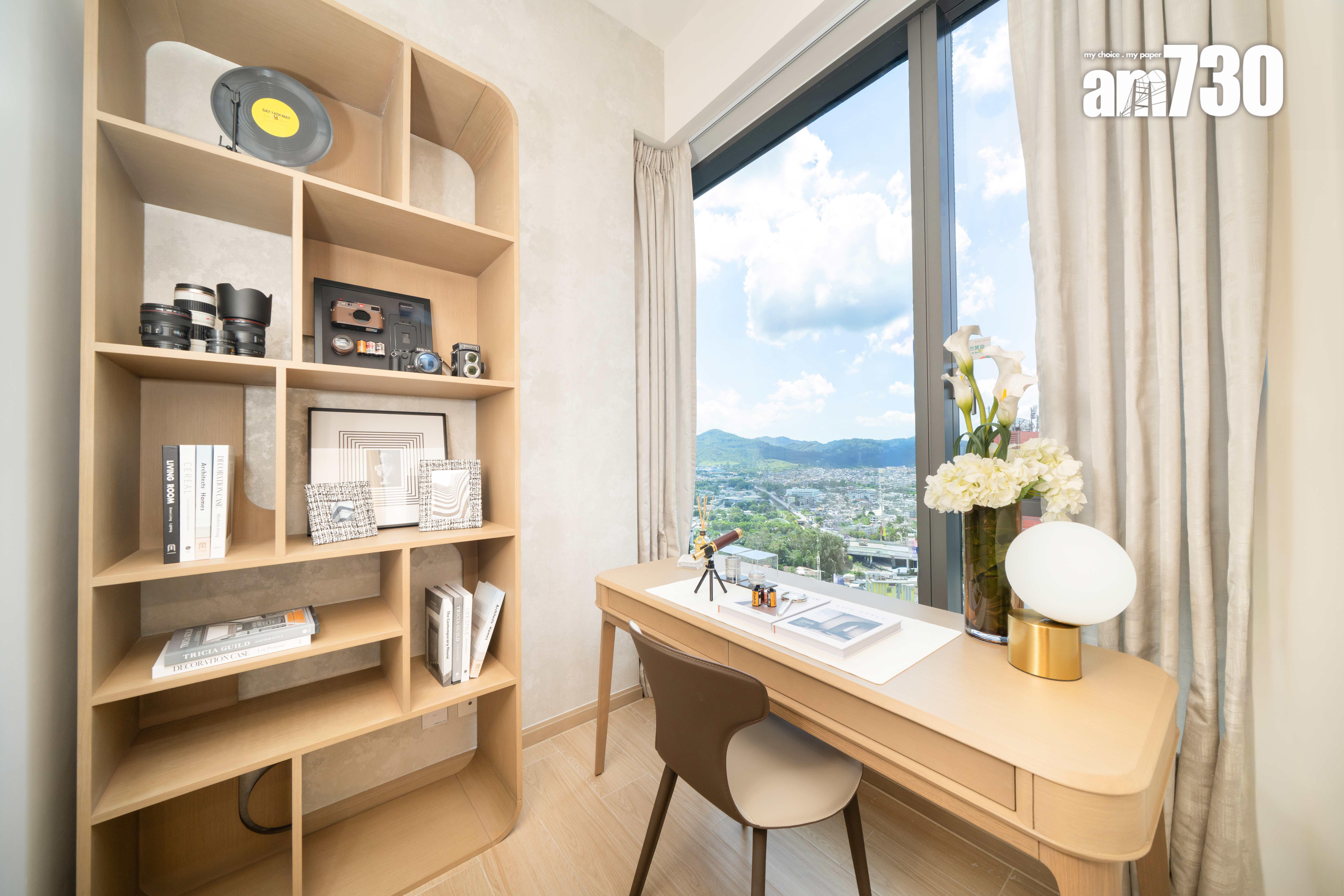 朗天峰現樓示範單位|539呎連裝修三房戶 大地色系主調(多圖)|元朗新盤