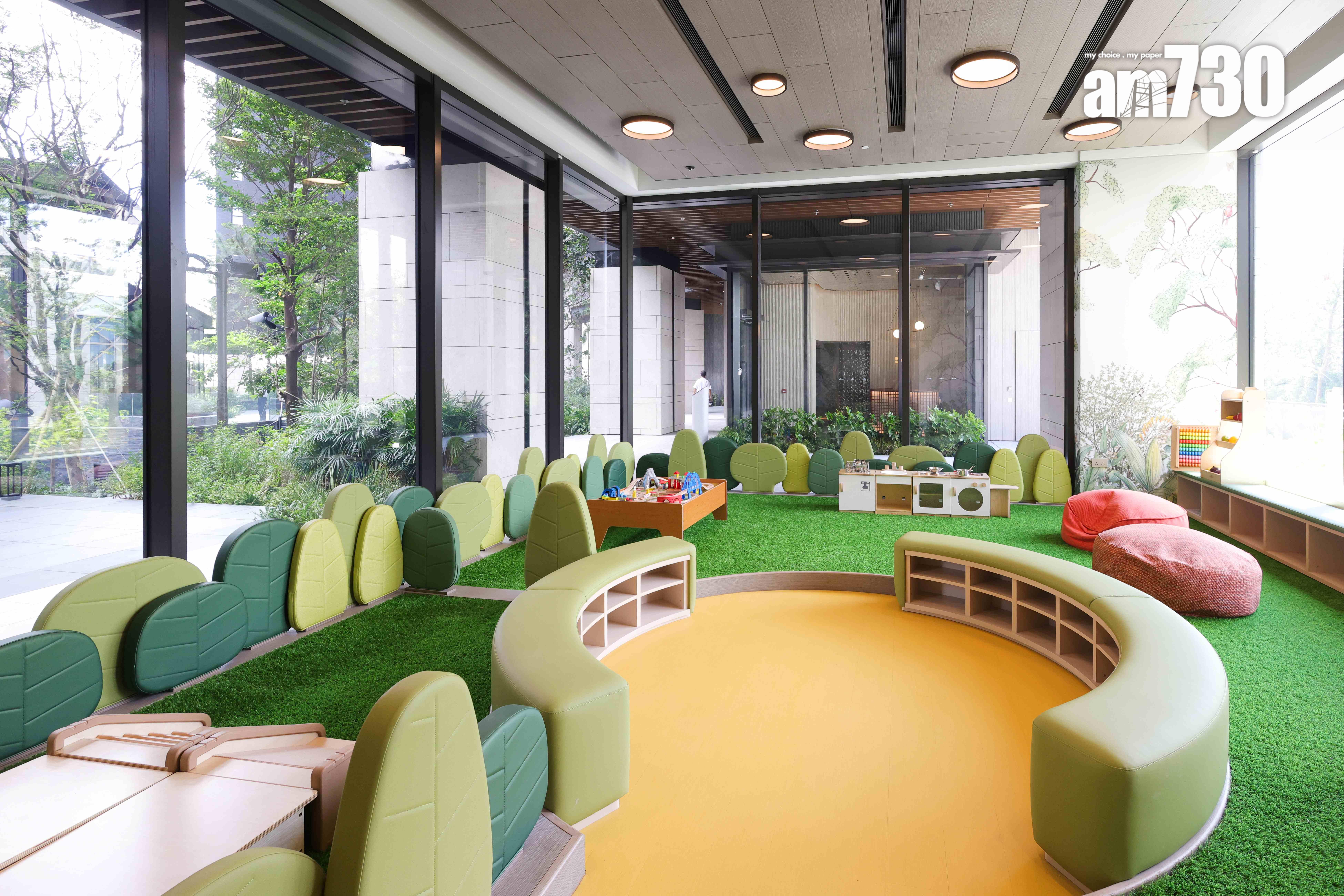 柏蔚森園林會所佔地逾7.6萬呎 五大主題區動靜皆宜(多圖有片)|啟德新盤