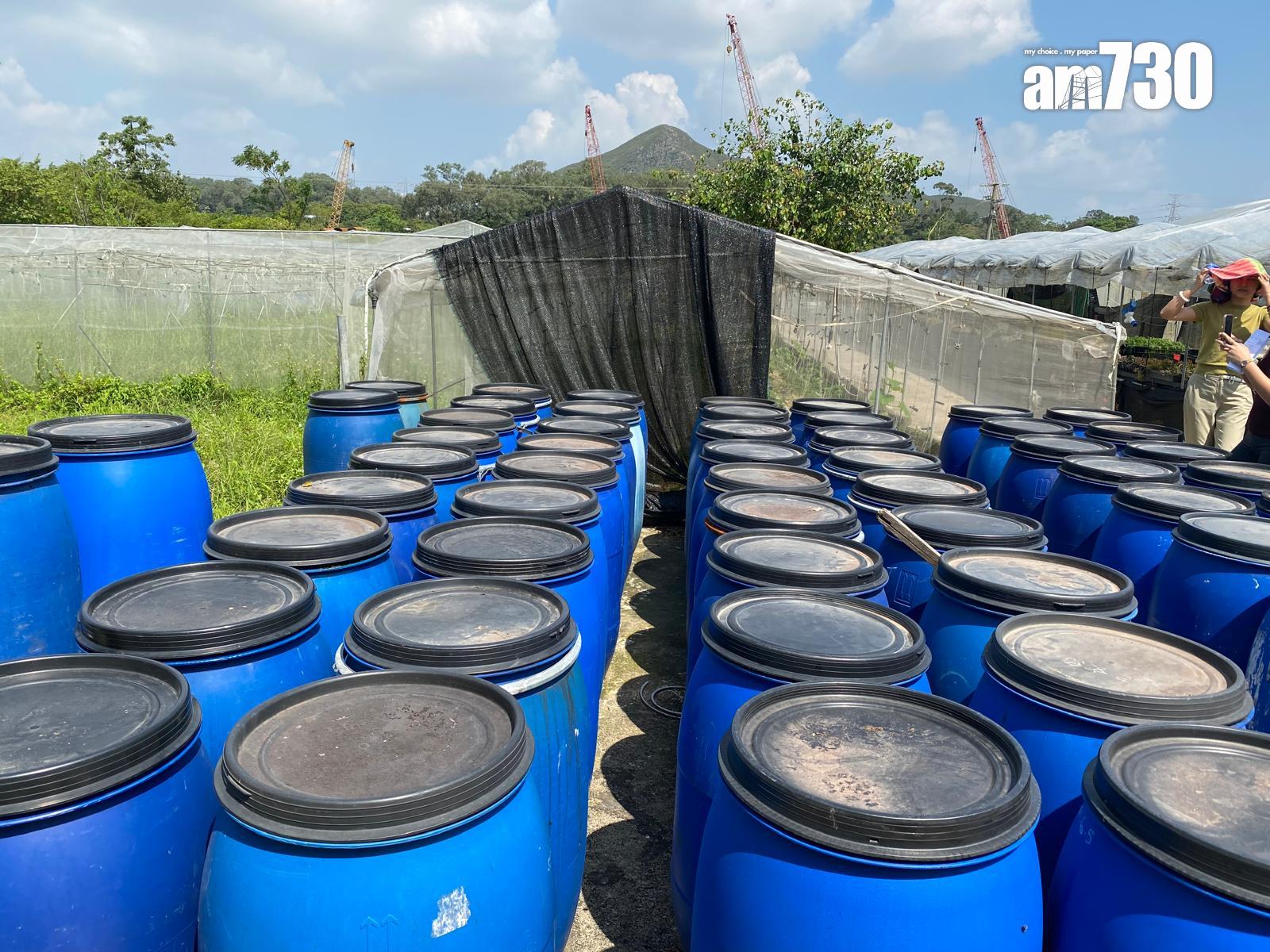 農莊使用美心集團提供的廚餘進行發酵。