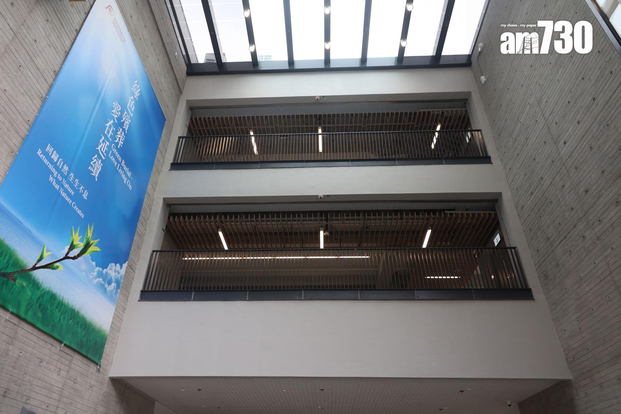 場地採用可持續建築設計理念,融入自然採光元素,避免破壞自然景觀。(周令知攝)