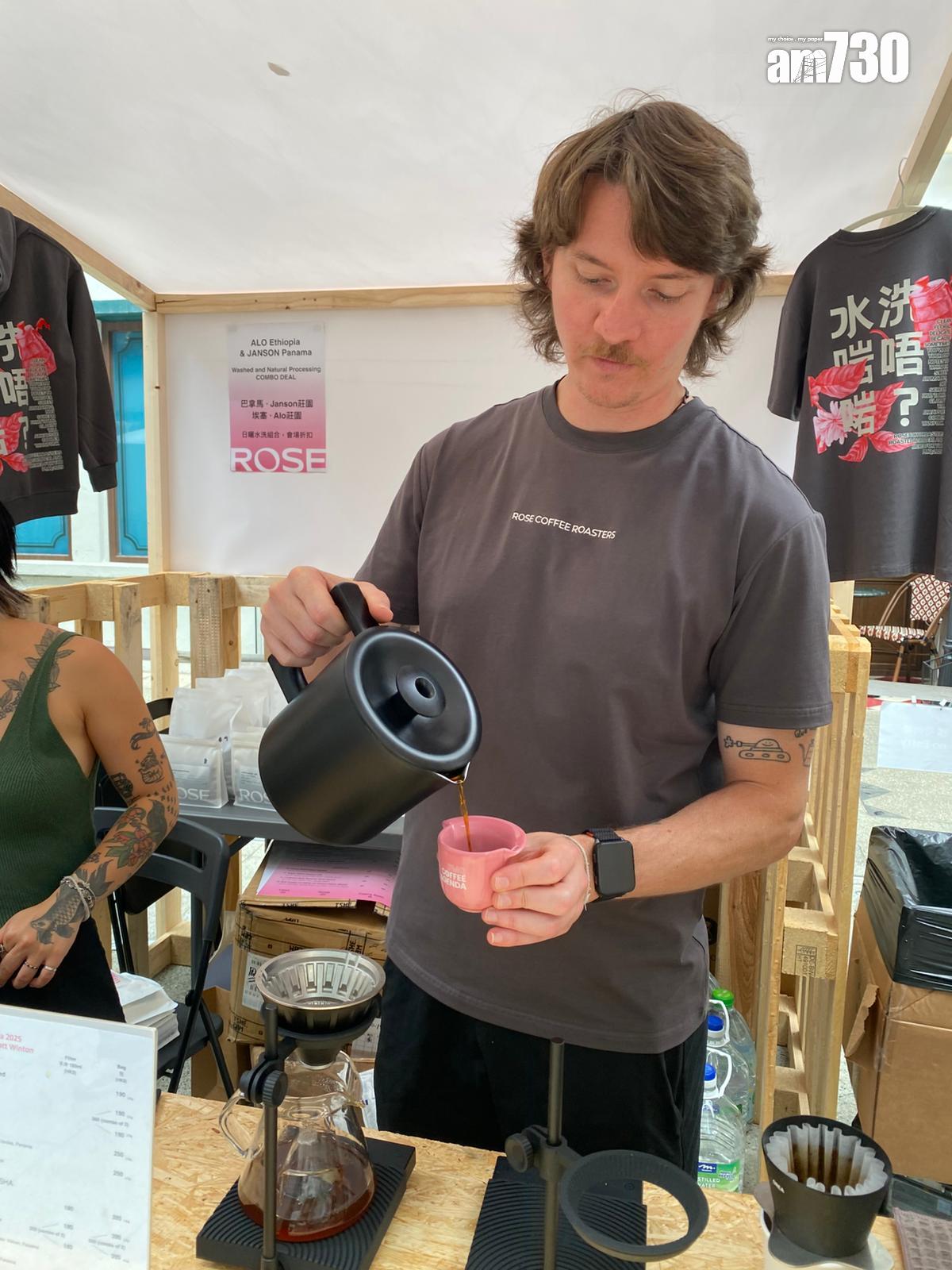 Matt Winton(2021 世界咖啡沖煮大賽冠軍)坐鎮 Rose Coffee Roasters