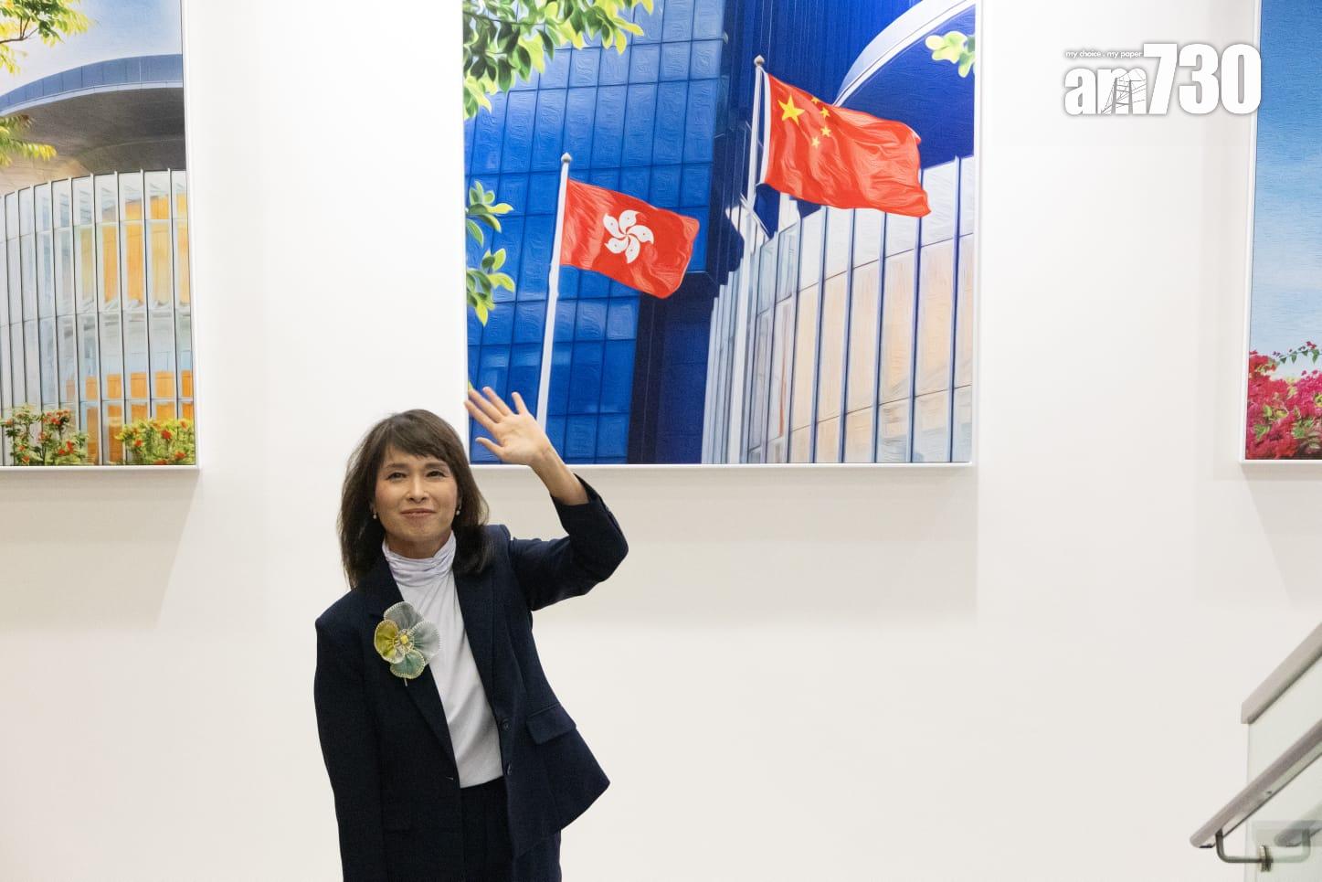 江玉歡公布棄選(周令知攝)