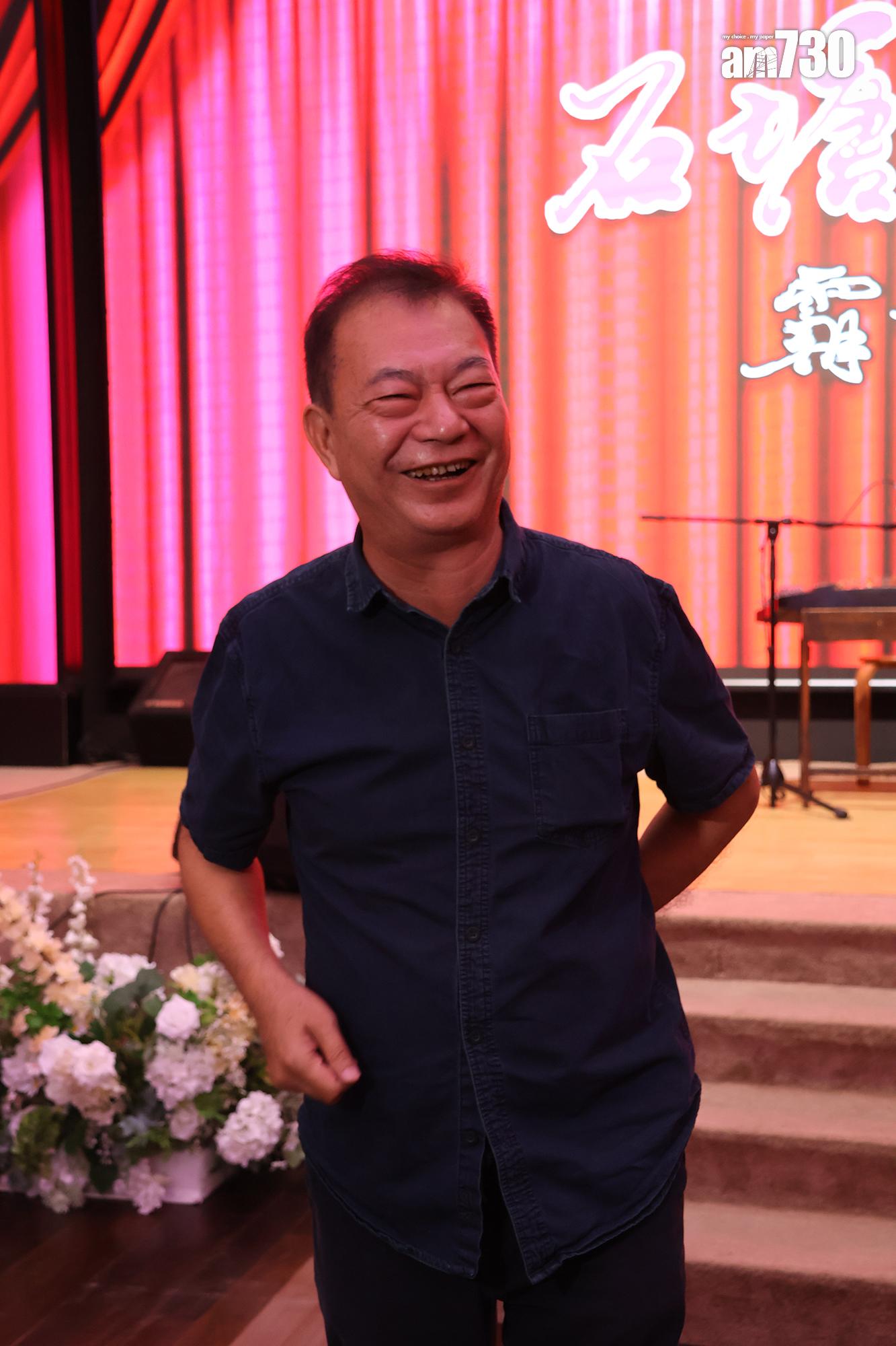 廖偉雄說︰「面對任何困難、危機都係一個機會。」(娛樂組攝)