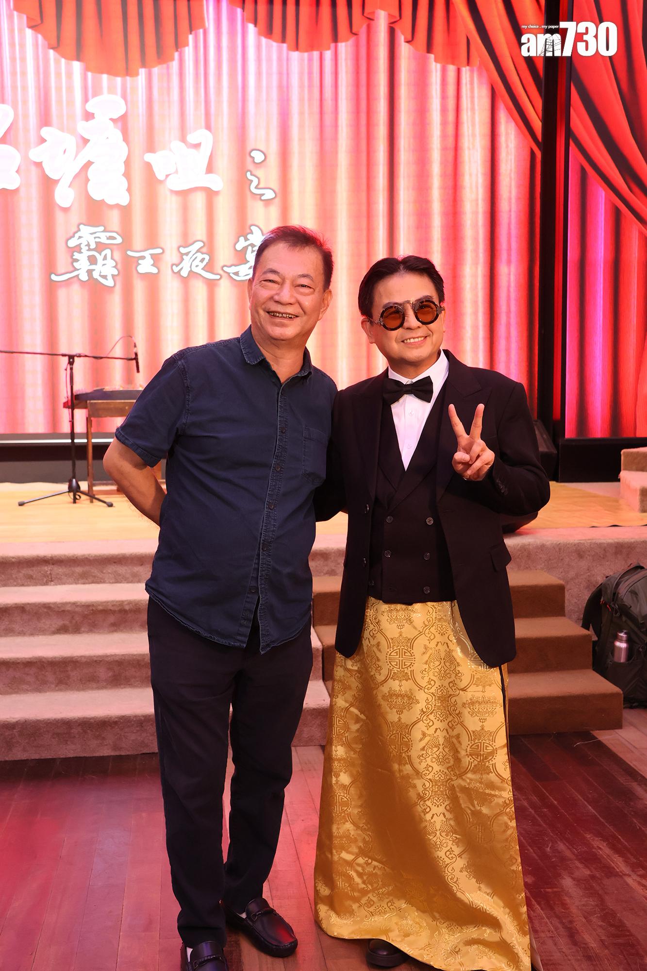 廖偉雄、黃一山為黎文卓導演策劃的舞台劇合體演出。(娛樂組攝)