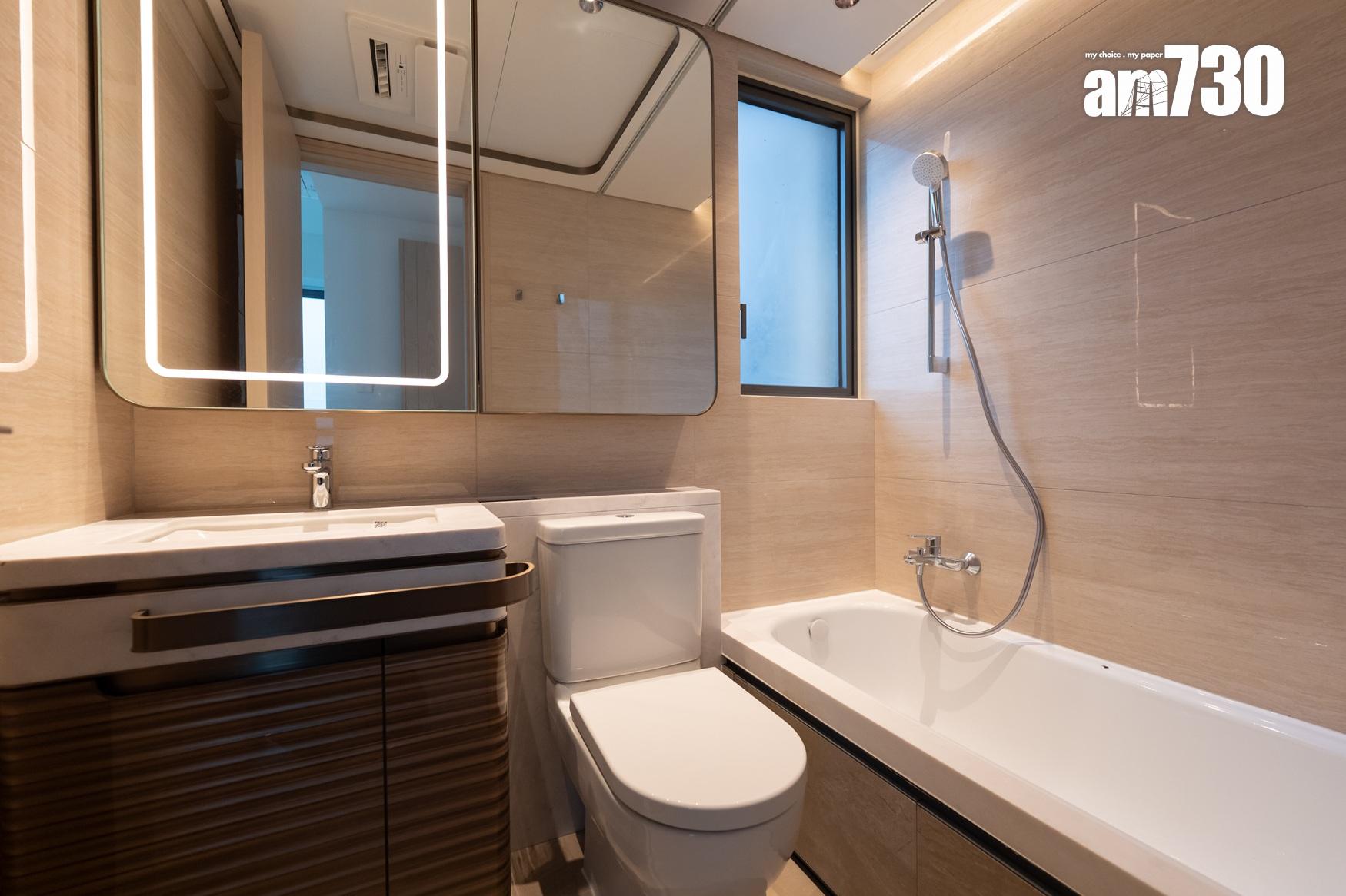 黃金海灣.珀岸示範單位|900呎現樓三房梗廚戶 廳房同享海景(多圖)|屯門新盤