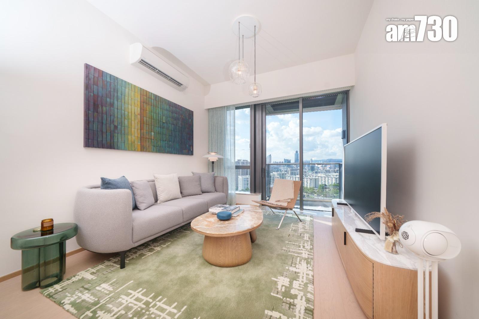 瑜一.天海示範單位|957呎三房戶連傢俬 自然綠境主題 (多圖)|何文田新盤