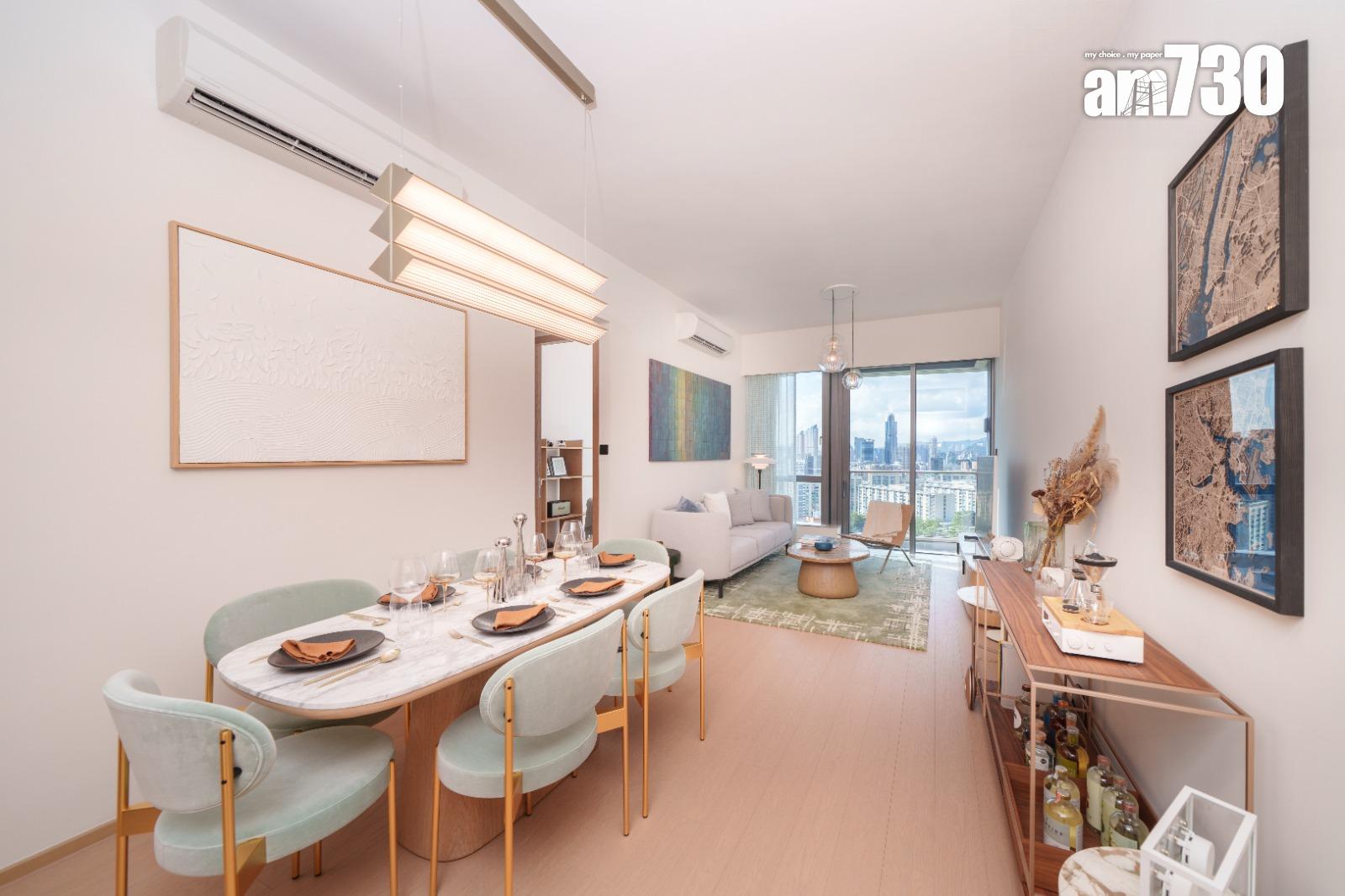 瑜一.天海示範單位|957呎三房戶連傢俬 自然綠境主題 (多圖)|何文田新盤