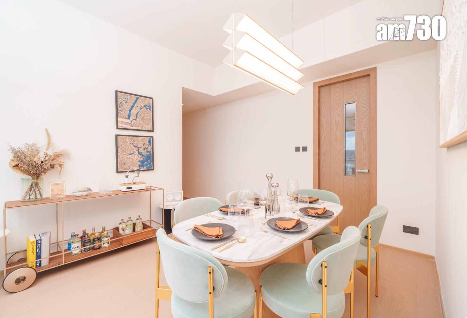 瑜一.天海示範單位|957呎三房戶連傢俬 自然綠境主題 (多圖)|何文田新盤