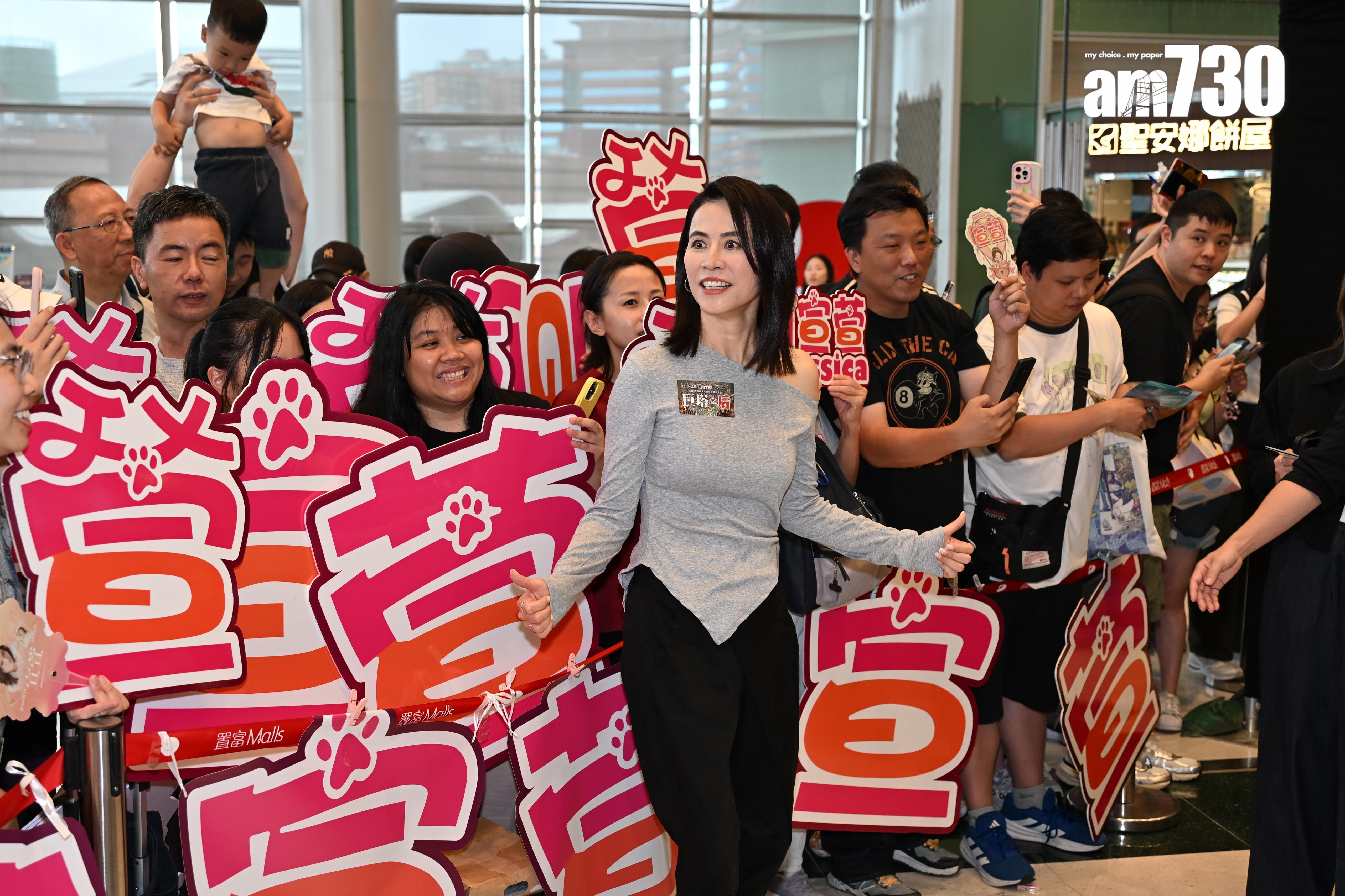 宣萱大受歡迎。(娛樂組攝)