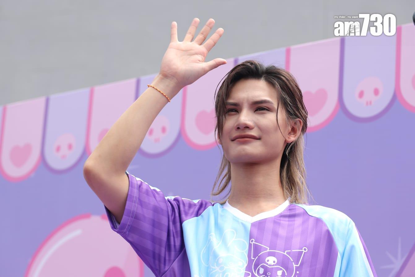 Jeremy與Anson Lo一齊出席活動。(林俊源攝)