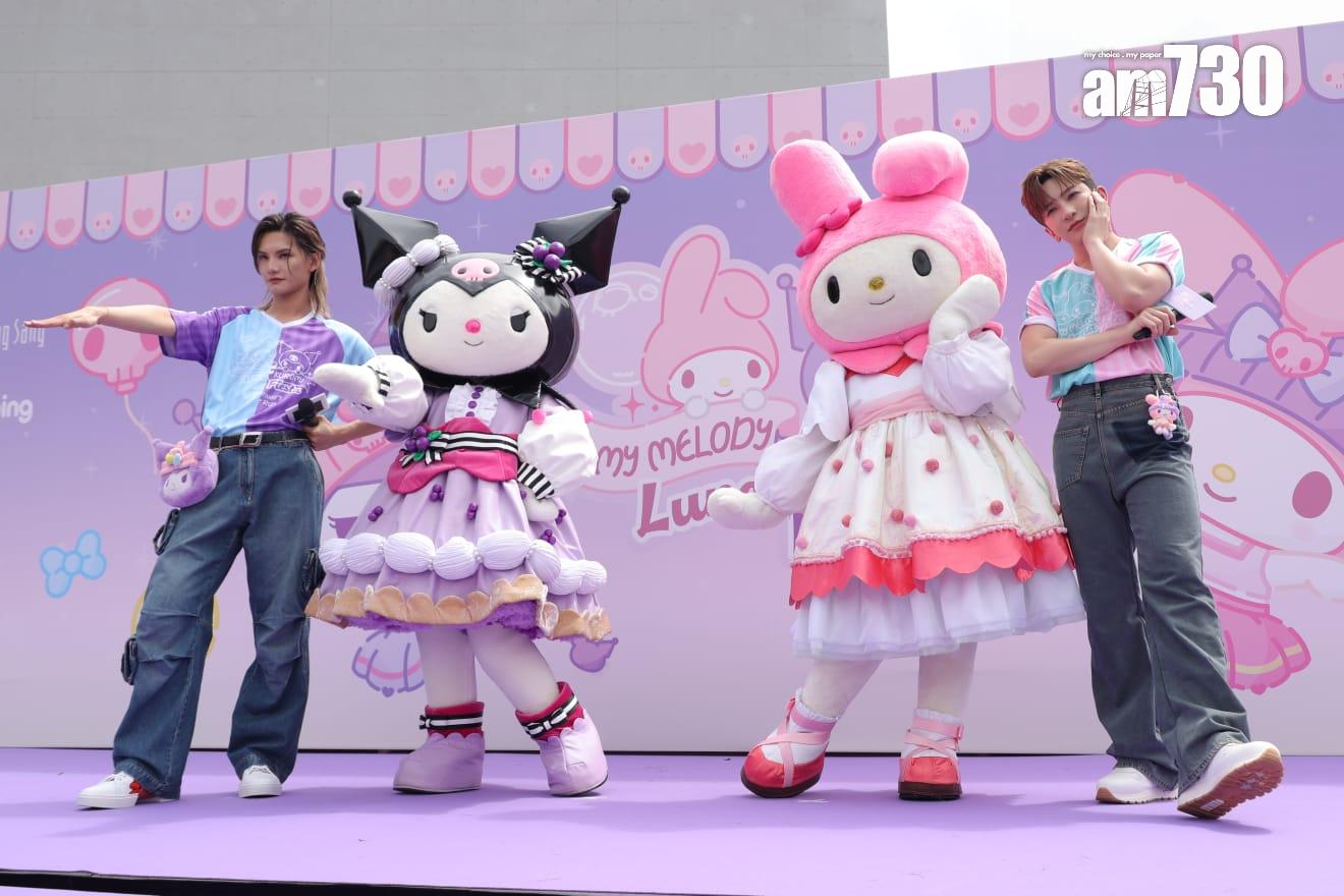 Jeremy與Anson Lo一齊出席活動,更穿上粉色系烈的主題服飾。(林俊源攝)