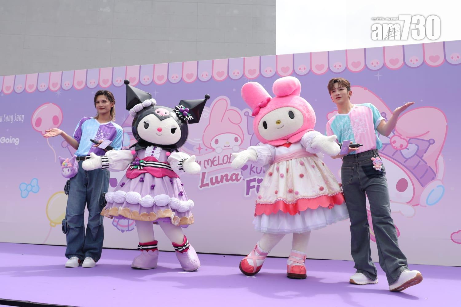 Jeremy與Anson Lo一齊出席活動,更穿上粉色系烈的主題服飾。(林俊源攝)