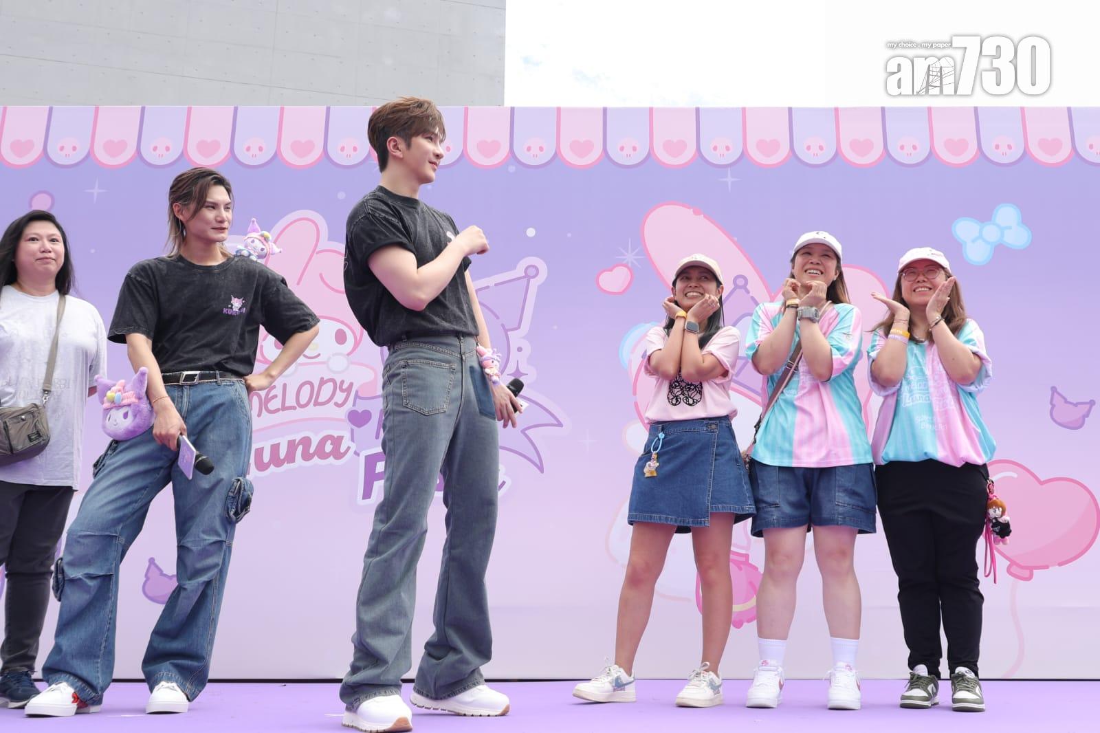 Jeremy與Anson Lo一齊出席活動。(林俊源攝)