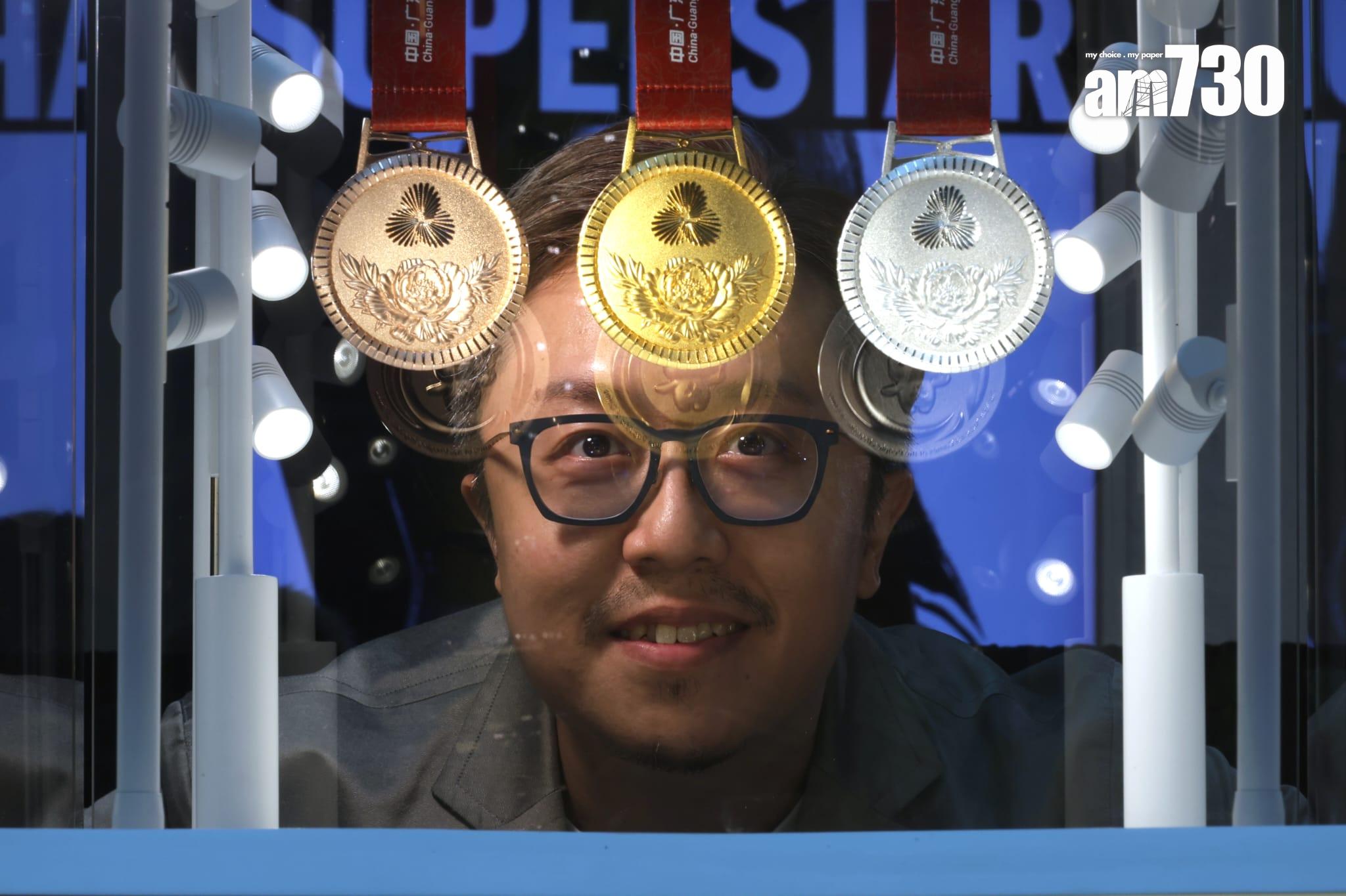 周大福珠寶集團創作總經理、第十五屆全國運動會獎牌項目總設計師林鴻勝 (林俊源攝)