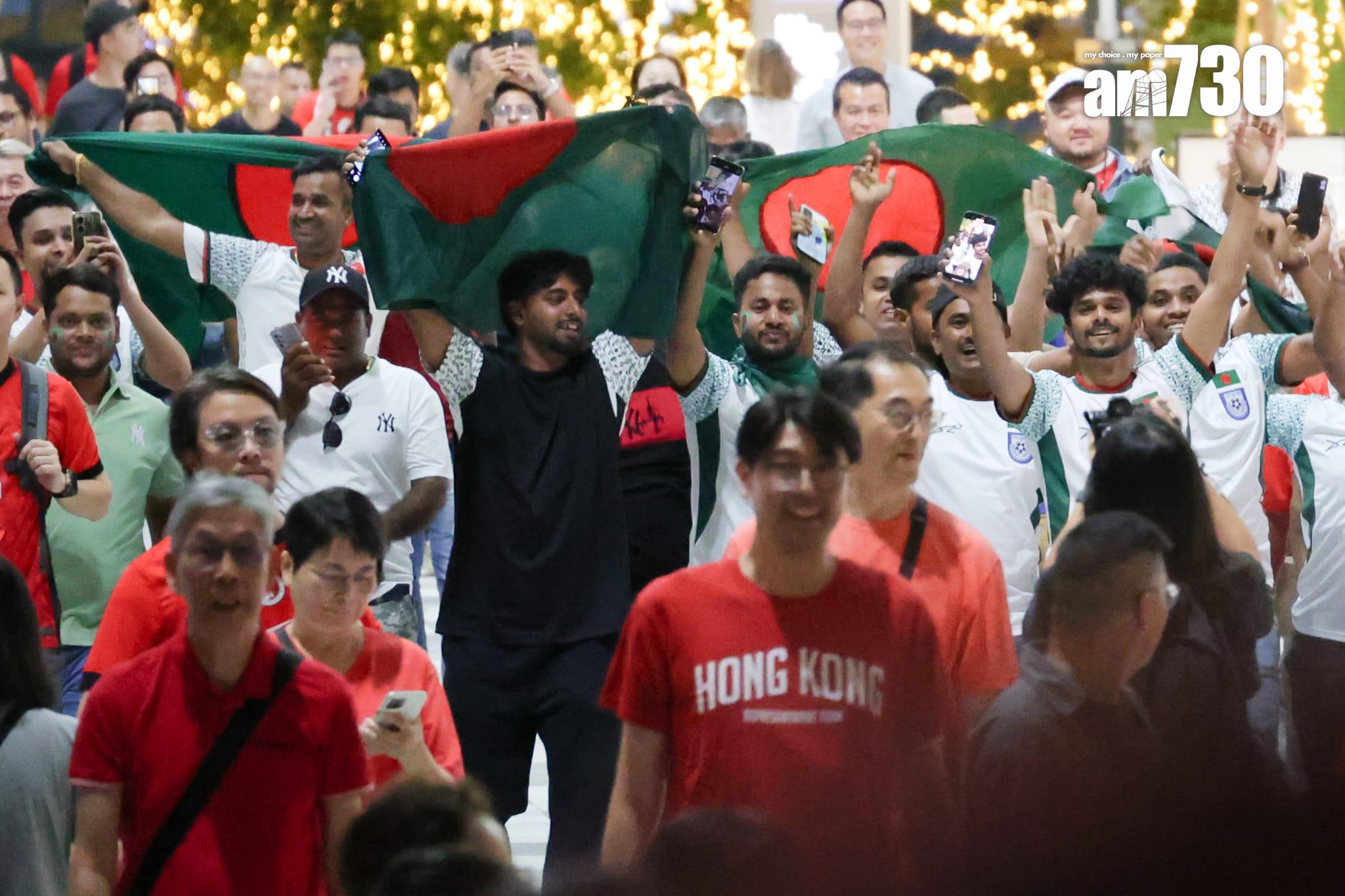 孟加拉球迷一同入場。(吳康琦攝)
