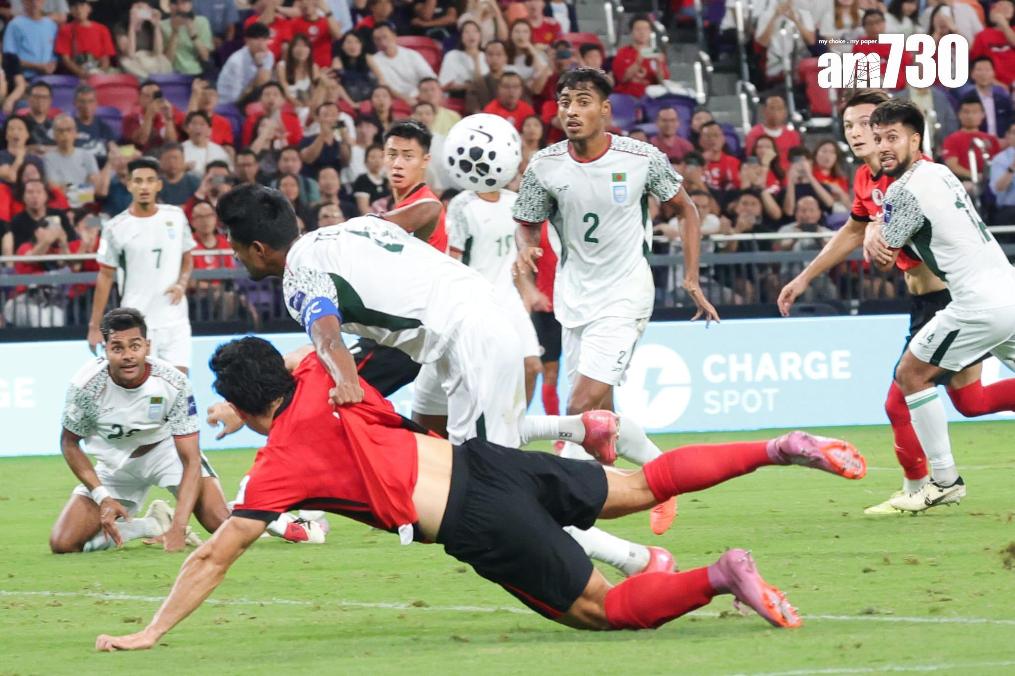 香港隊對孟加拉。(吳康琦攝)