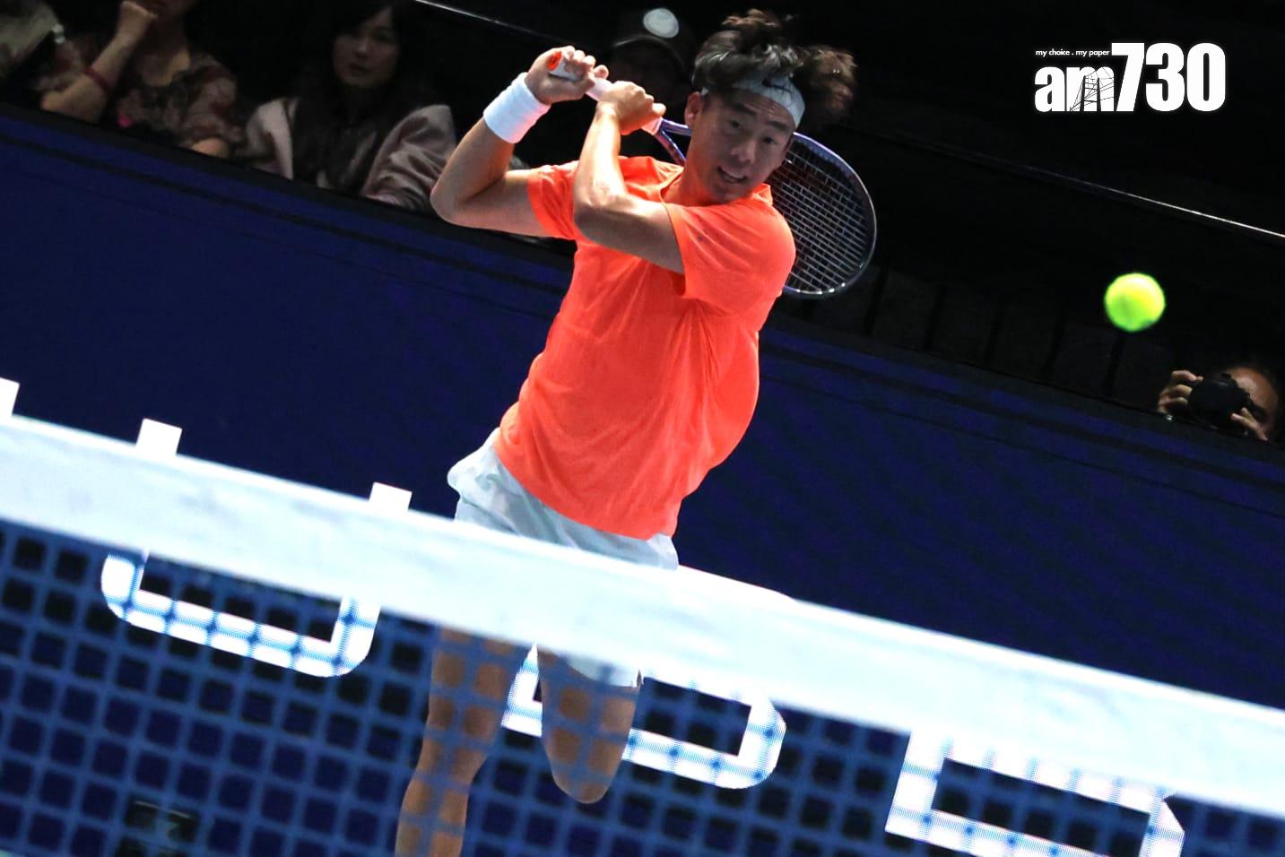 黃澤林在啟德參與表演賽。(林俊源攝)