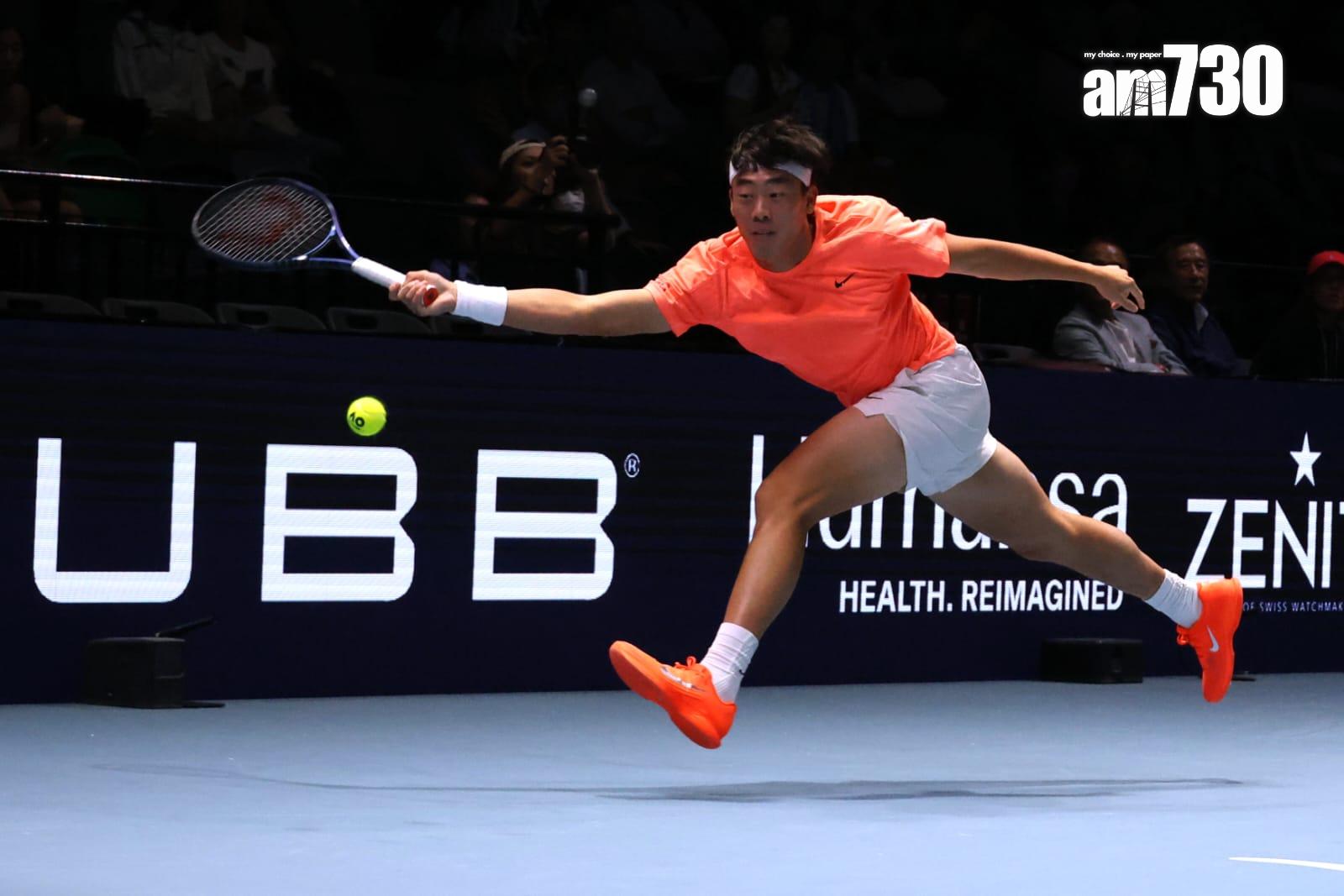 黃澤林在啟德參與表演賽。(林俊源攝)