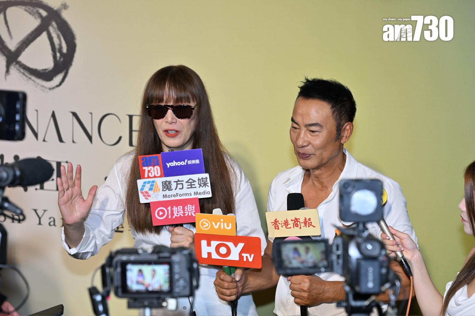 琦琦大讚老公的畫非常靚。(娛樂組攝)