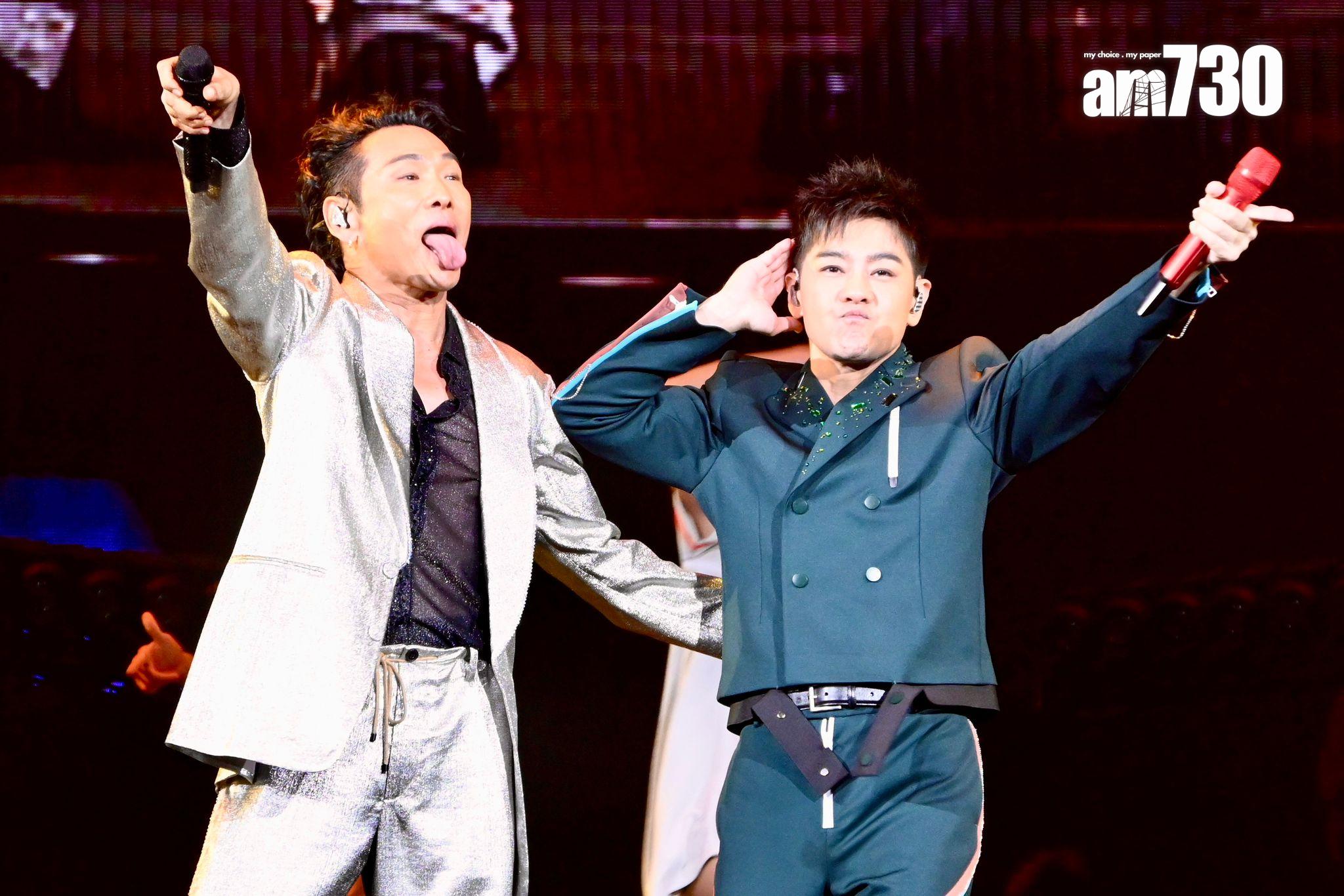 林志穎為杜德偉擔任嘉賓。(娛樂組攝)