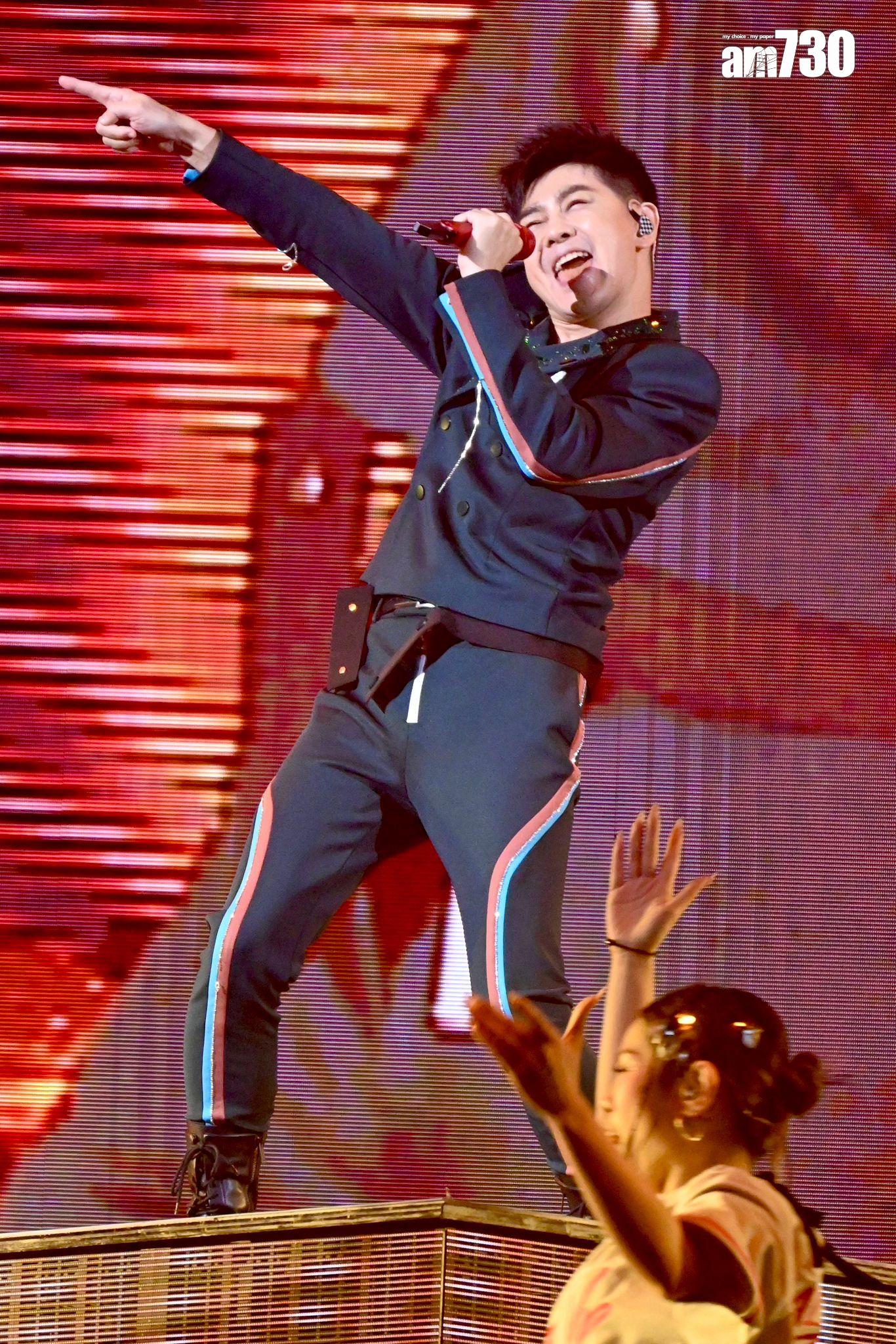 林志穎為杜德偉擔任嘉賓。(娛樂組攝)