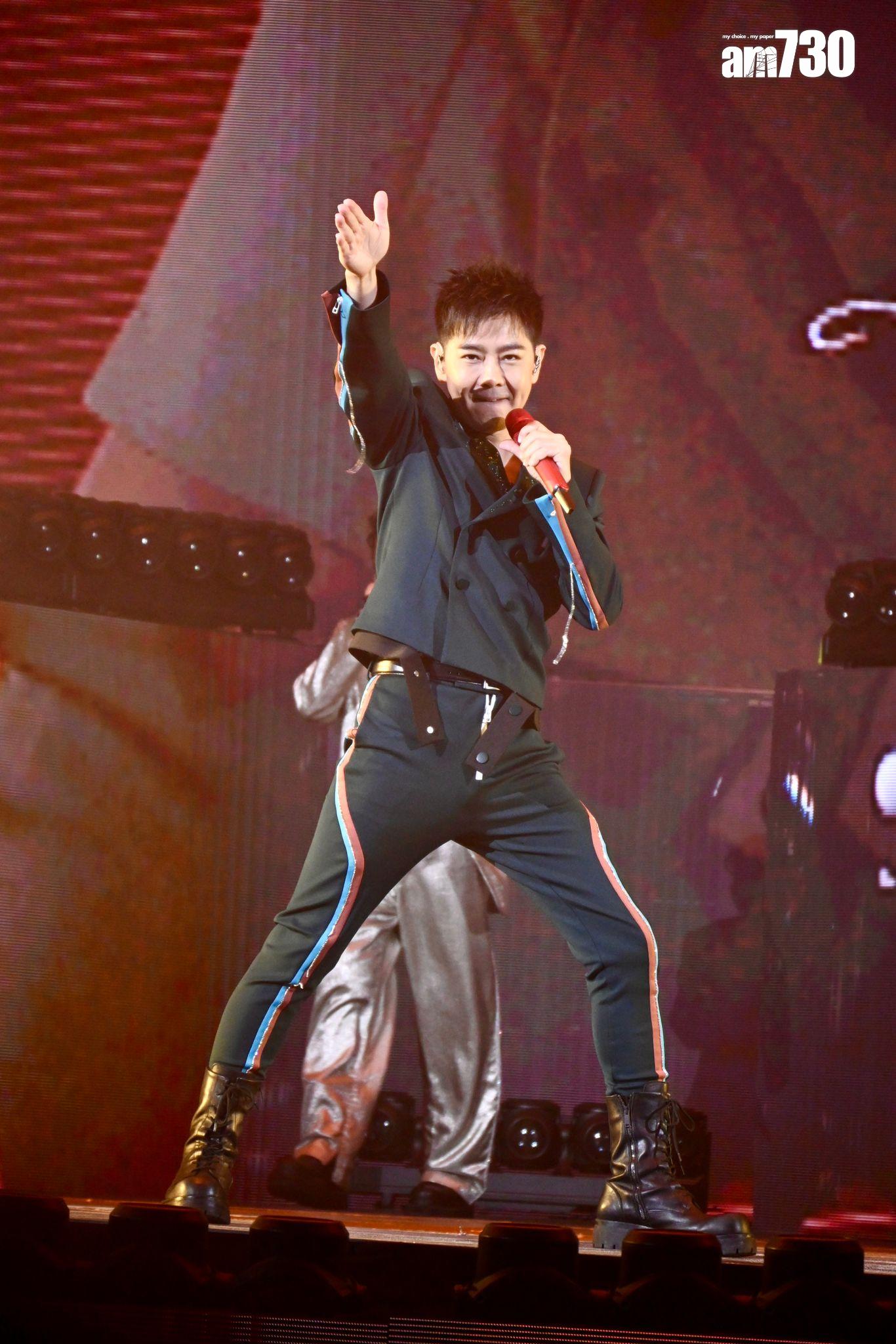 林志穎為杜德偉擔任嘉賓。(娛樂組攝)