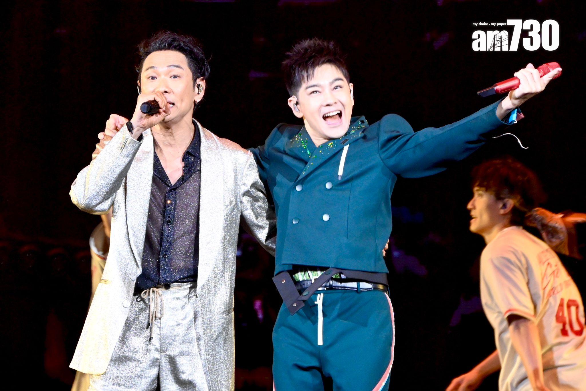 林志穎為杜德偉擔任嘉賓。(娛樂組攝)