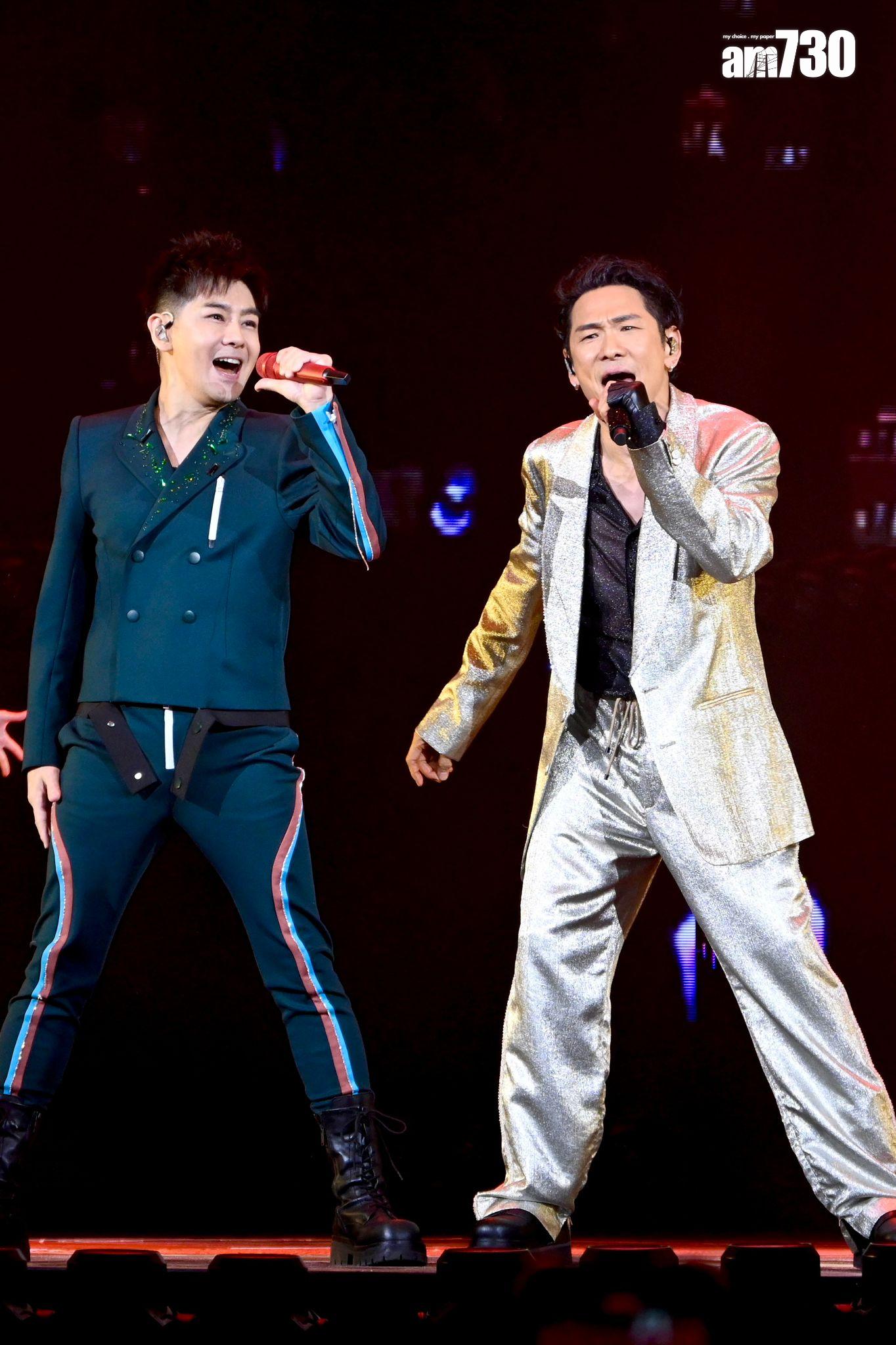 林志穎為杜德偉擔任嘉賓。(娛樂組攝)