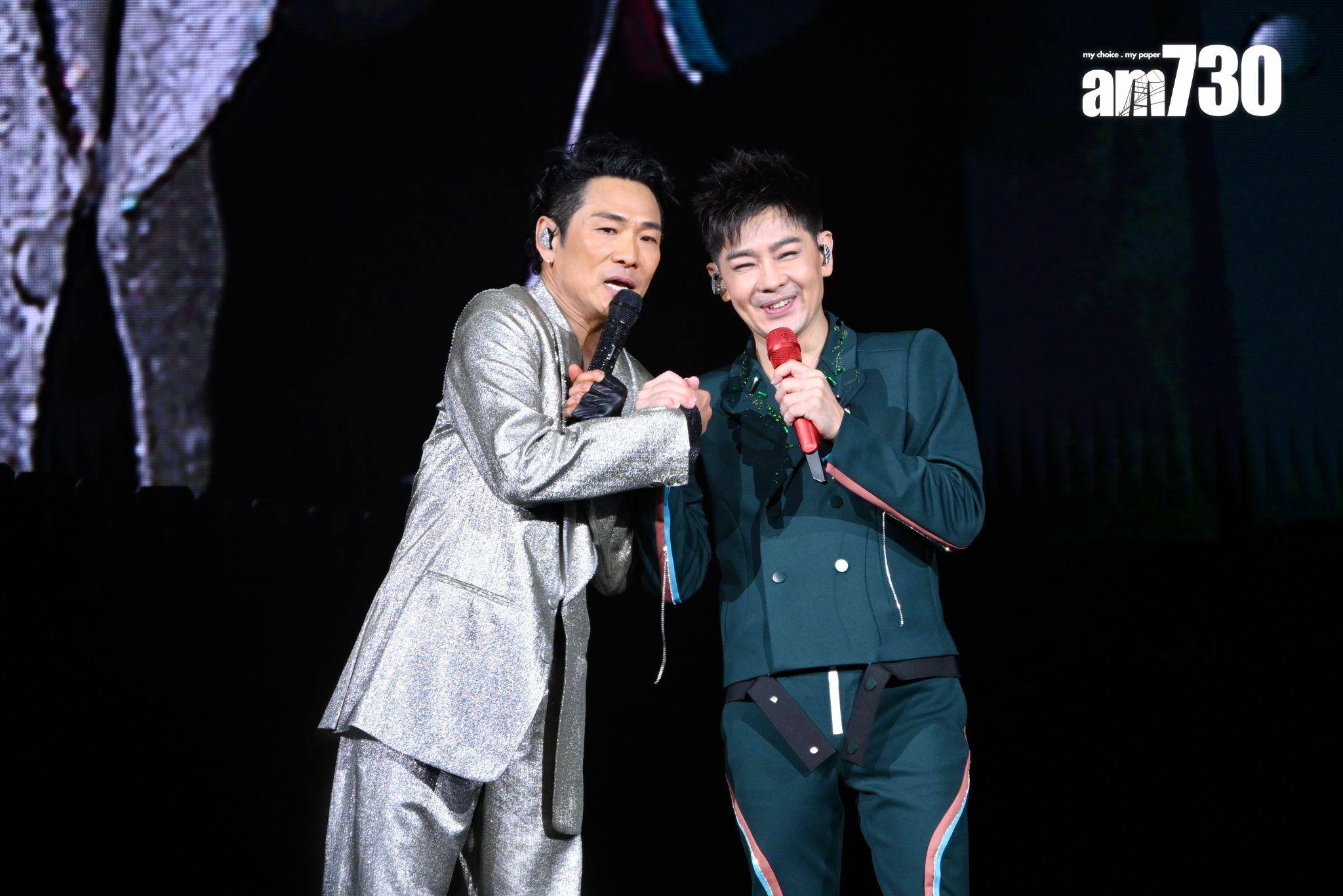 林志穎為杜德偉擔任嘉賓。(娛樂組攝)