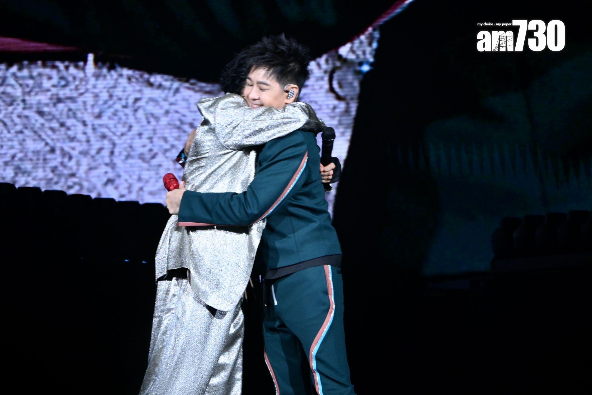 林志穎為杜德偉擔任嘉賓。(娛樂組攝)