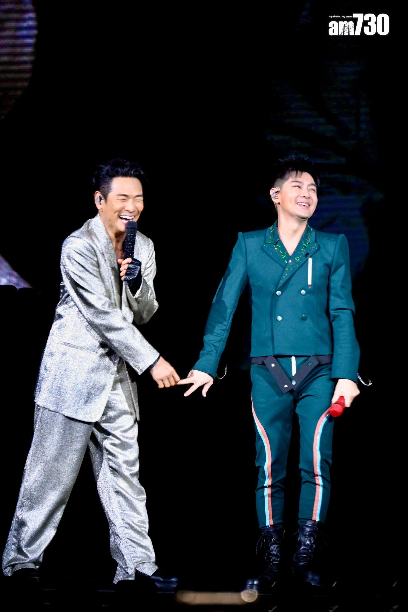 林志穎為杜德偉擔任嘉賓。(娛樂組攝)