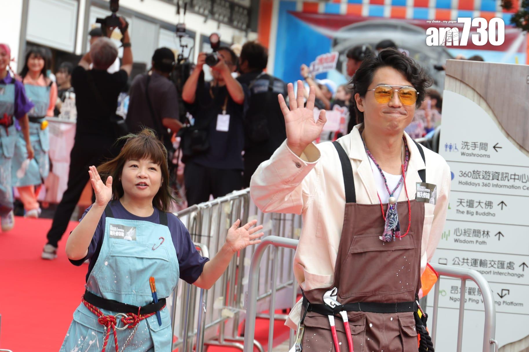 森美、小儀同場的畫面將買少見少。(吳康琦攝)