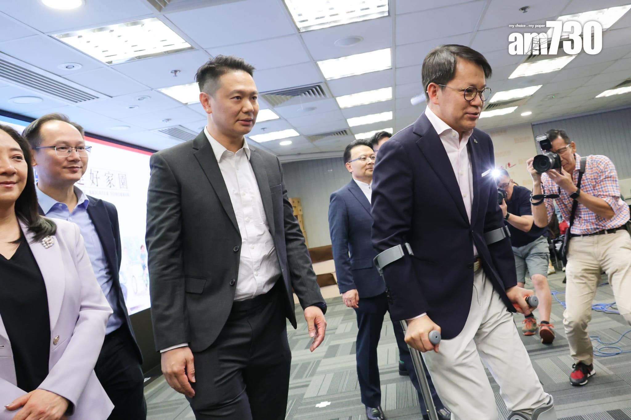 立法會選舉將於12月7日舉行,民建聯主席陳克勤宣布派出26人出選。(吳康琦攝)