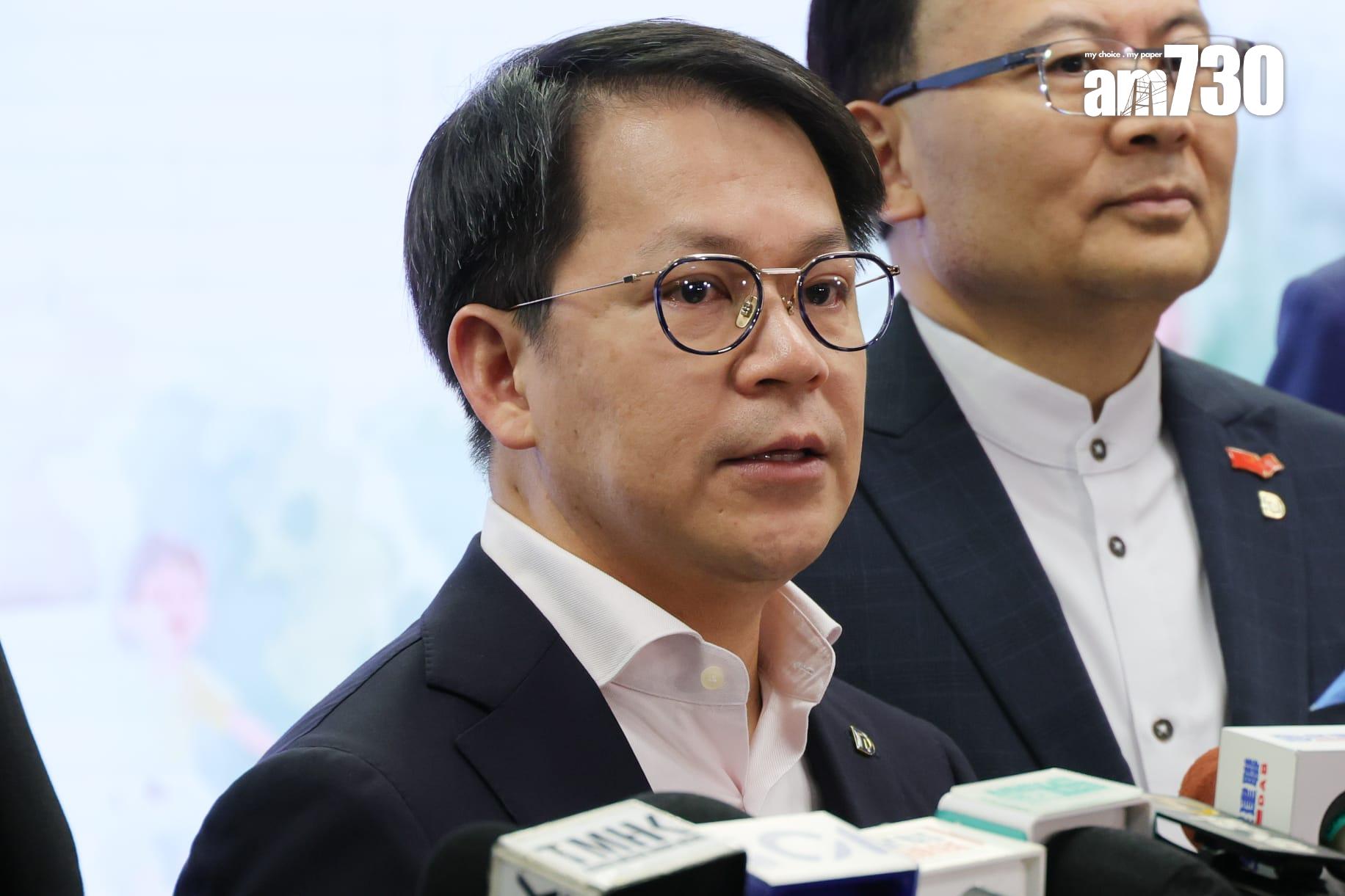 立法會選舉將於12月7日舉行,民建聯主席陳克勤宣布派出26人出選。(吳康琦攝)