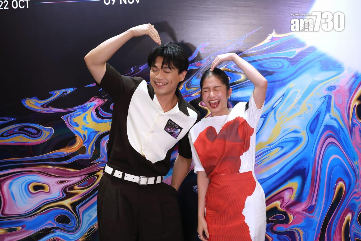 泰妹是柯煒林的fans,跟偶像合照前面都紅晒。(林俊源攝)