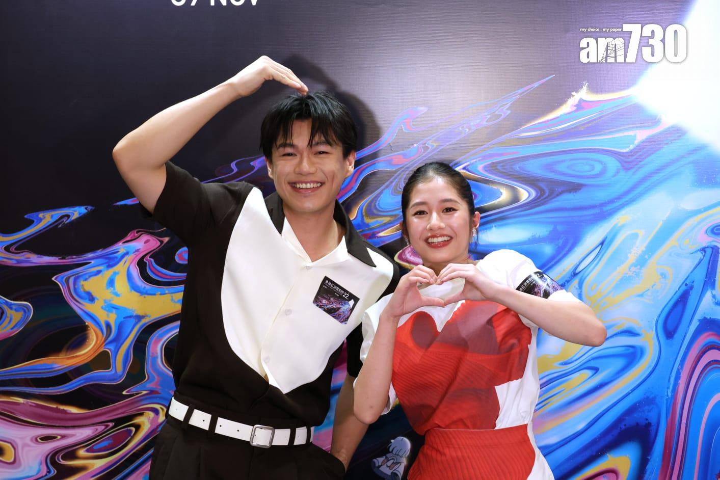 泰妹是柯煒林的fans,跟偶像合照前面都紅晒。(林俊源攝)