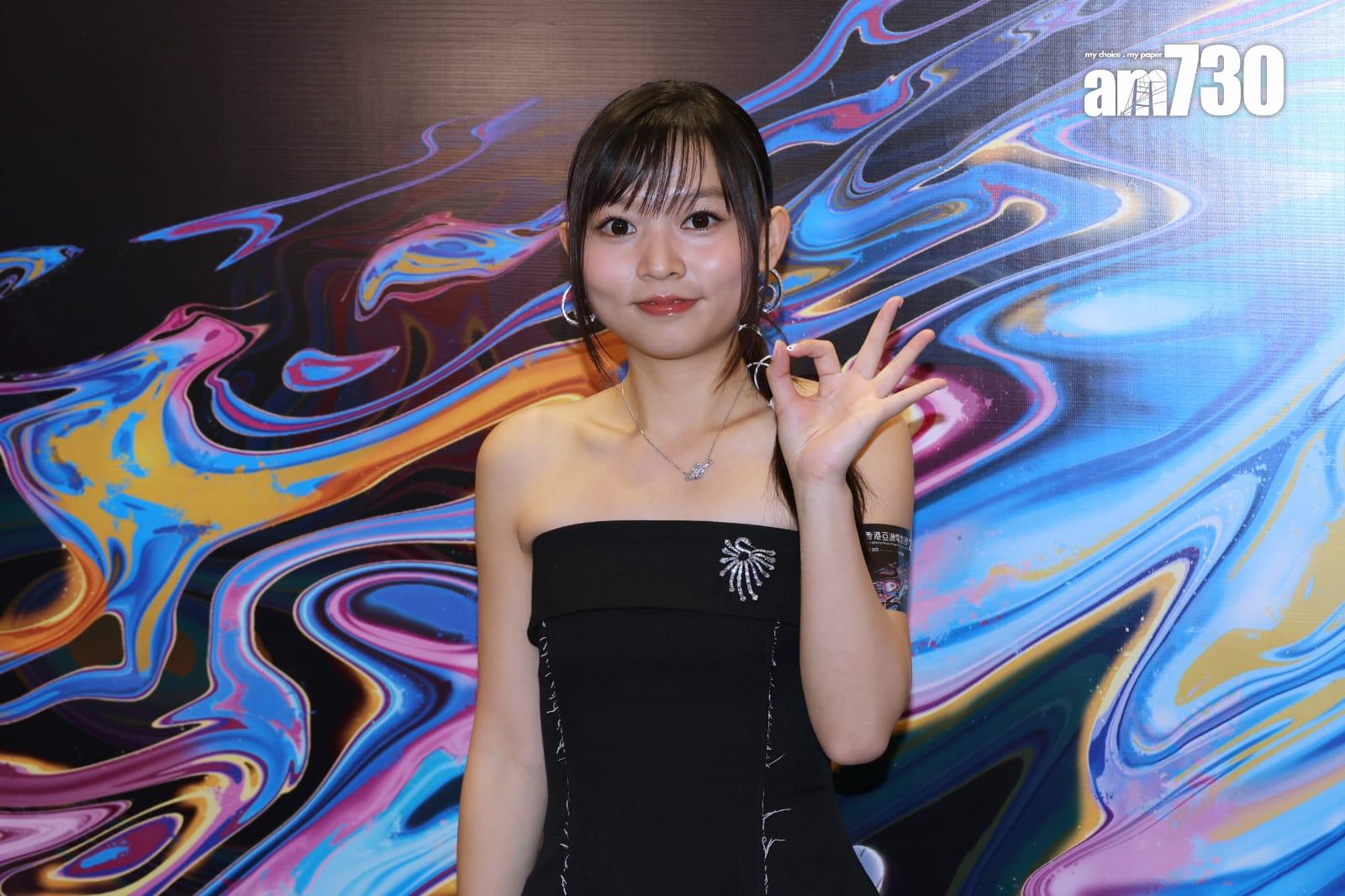 童童有份為《世外》配音。(林俊源攝)