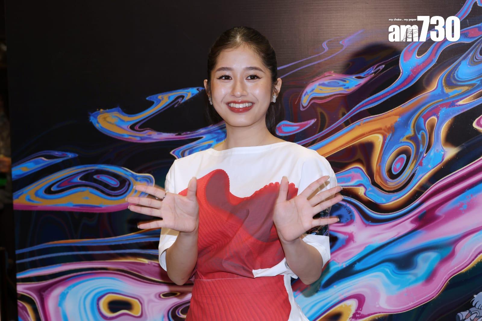 泰妹有份為《世外》配音。(林俊源攝)