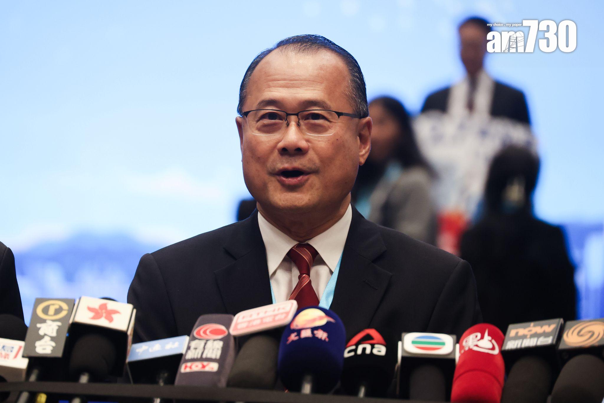 香港中華總商會會長蔡冠深。(周令知攝)