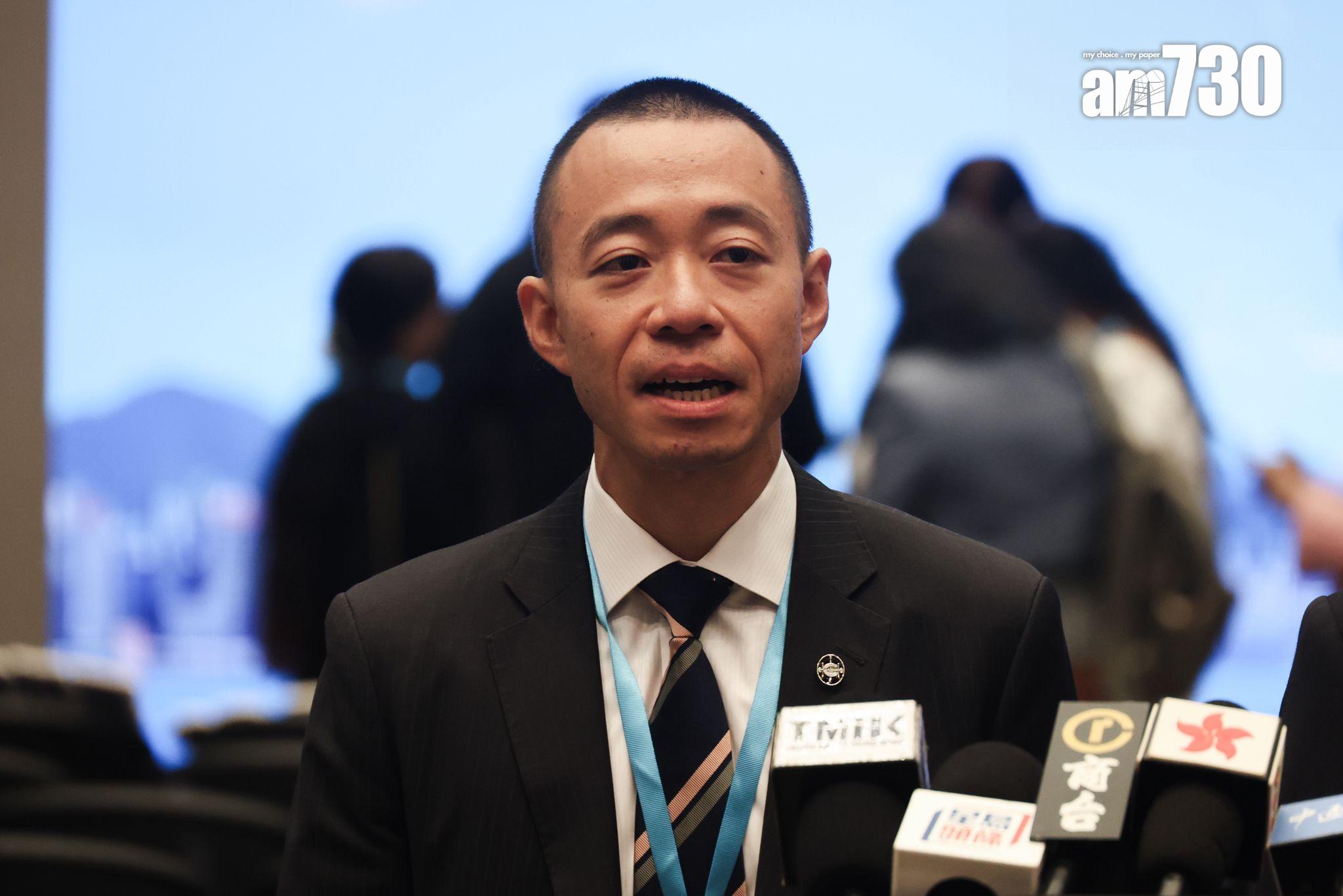 香港賽馬會內地事務部主管陳岳鵬。(周令知攝)