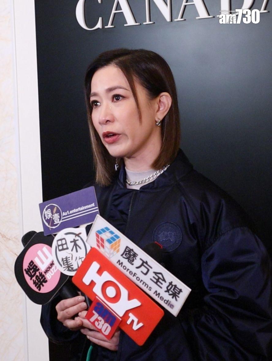 佘詩曼對許紹雄患病一事早已知情。(娛樂組攝)