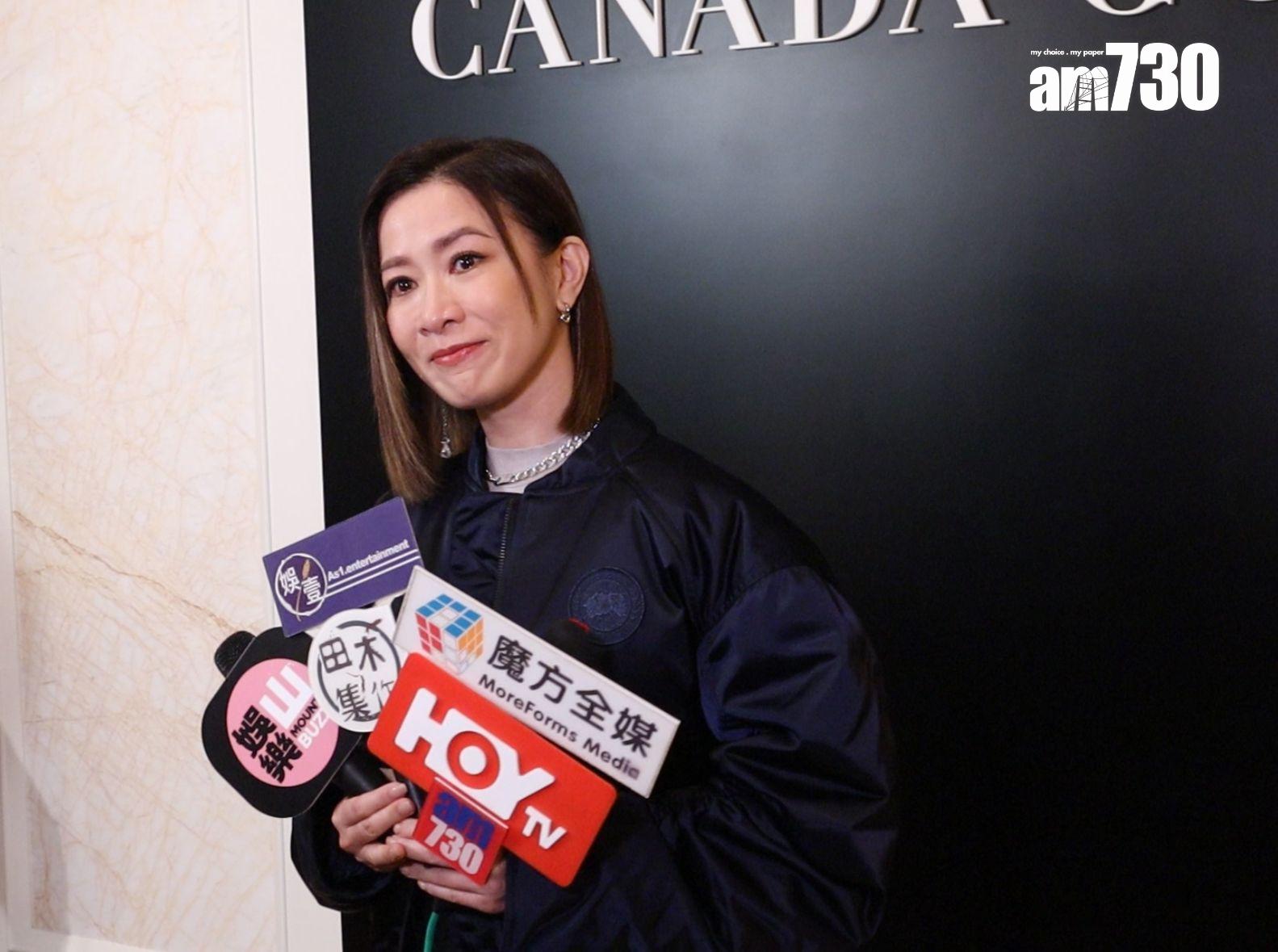 佘詩曼對許紹雄患病一事早已知情。(娛樂組攝)