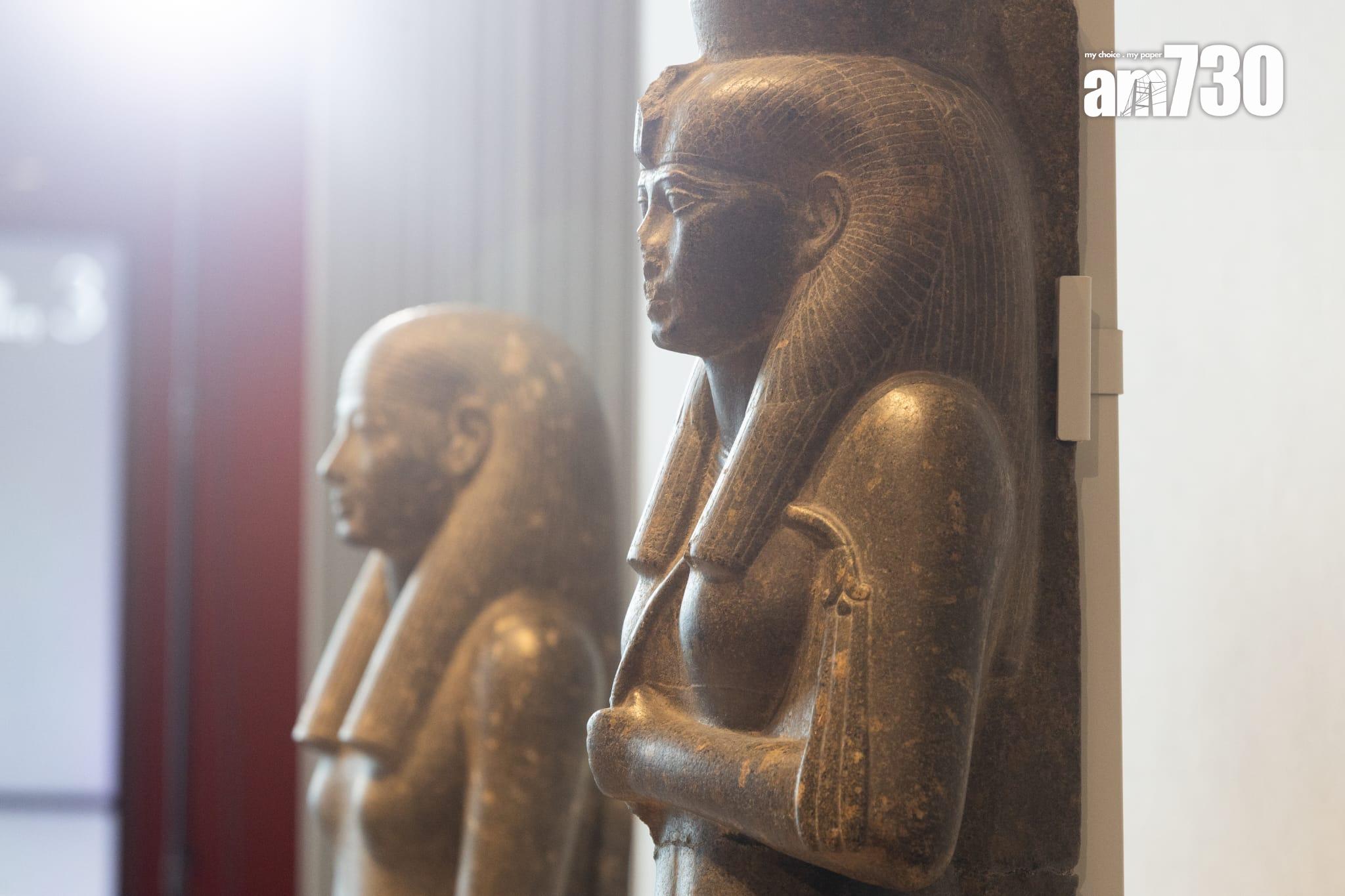 三件重點文物將在主展廳外的公共空間展示。(蘇文傑攝)