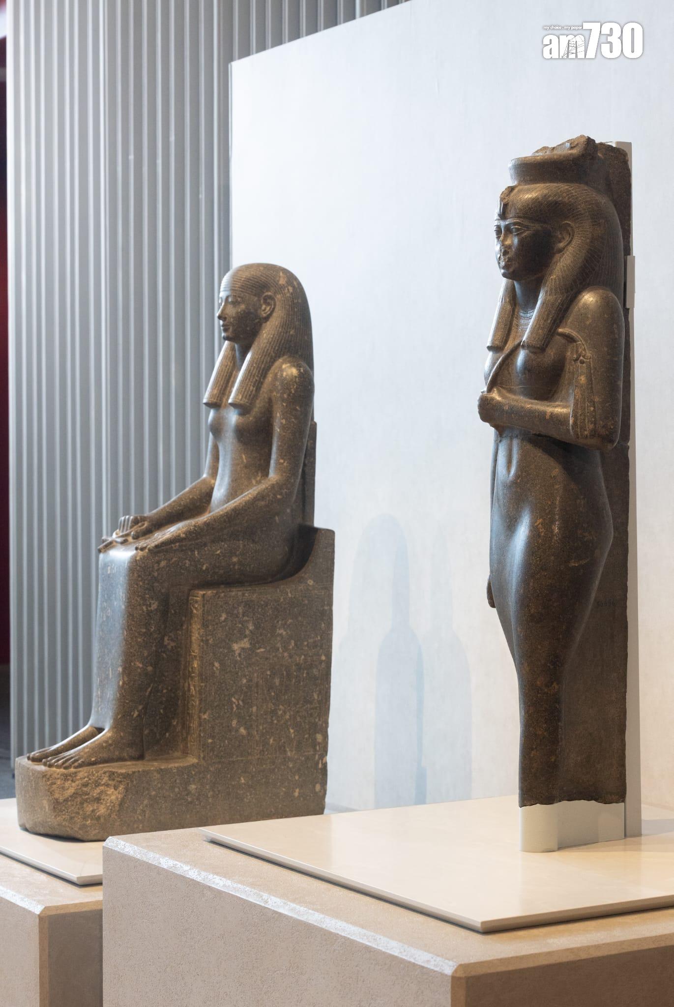 三件重點文物將在主展廳外的公共空間展示。(蘇文傑攝)