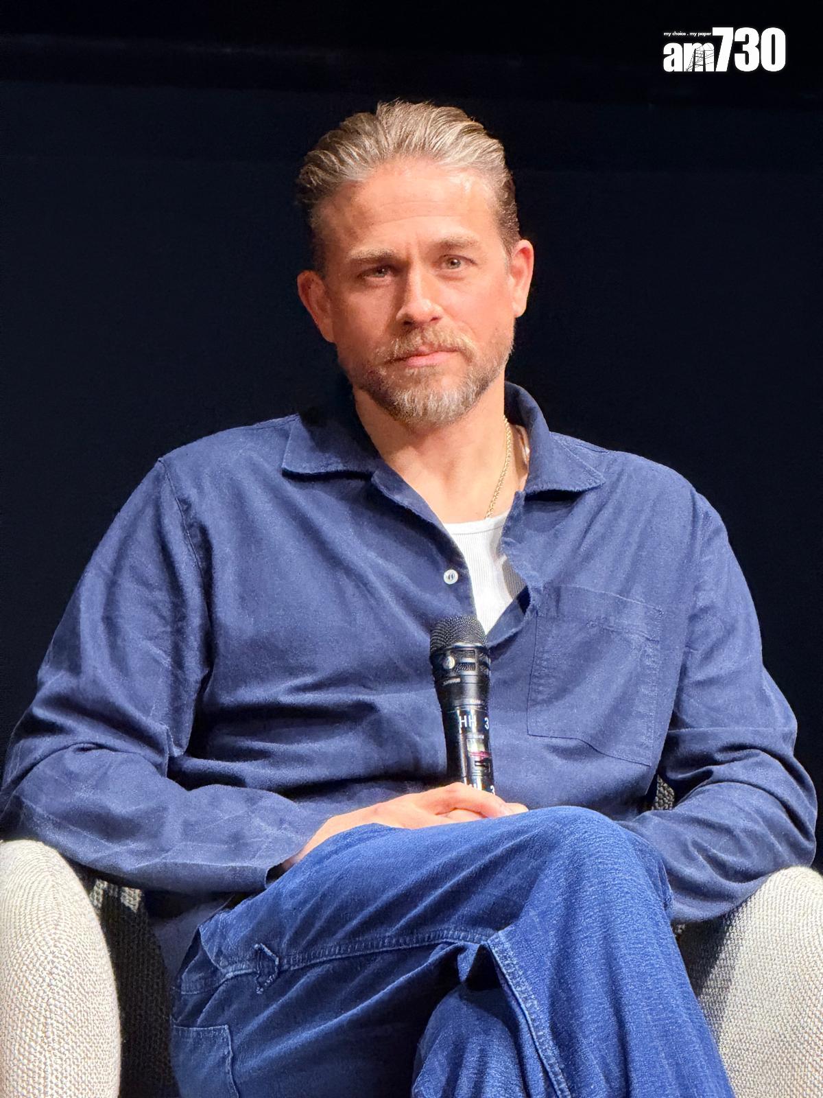 查理亨南破格演出,挑戰Ed Gein一角。 (Lilly Lui攝)